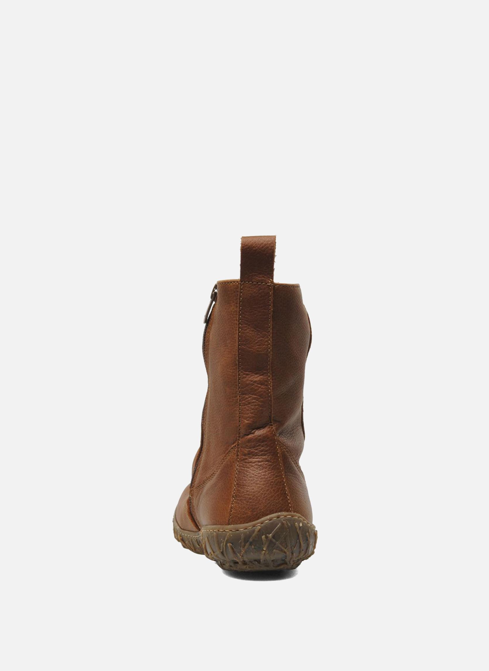 Niedrige Ankle Boots Nido Ella N722 damen braun El Naturalista Niedrige Ankle Boots Nido Ella N722 damen braun WOOD SOFT GRAIN