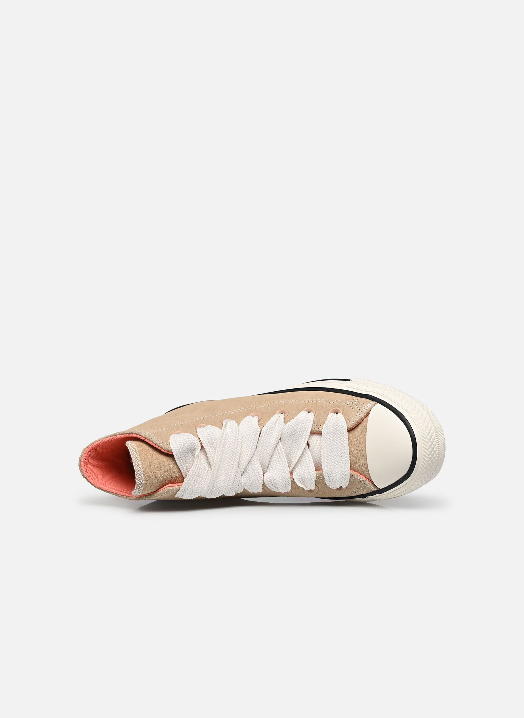 Baskets montantes Chuck Taylor All Star Suede Hi W femme beige Converse Baskets montantes Chuck Taylor All Star Suede Hi W femme beige WARM QUARRY/ILLIST PINK/EGRET