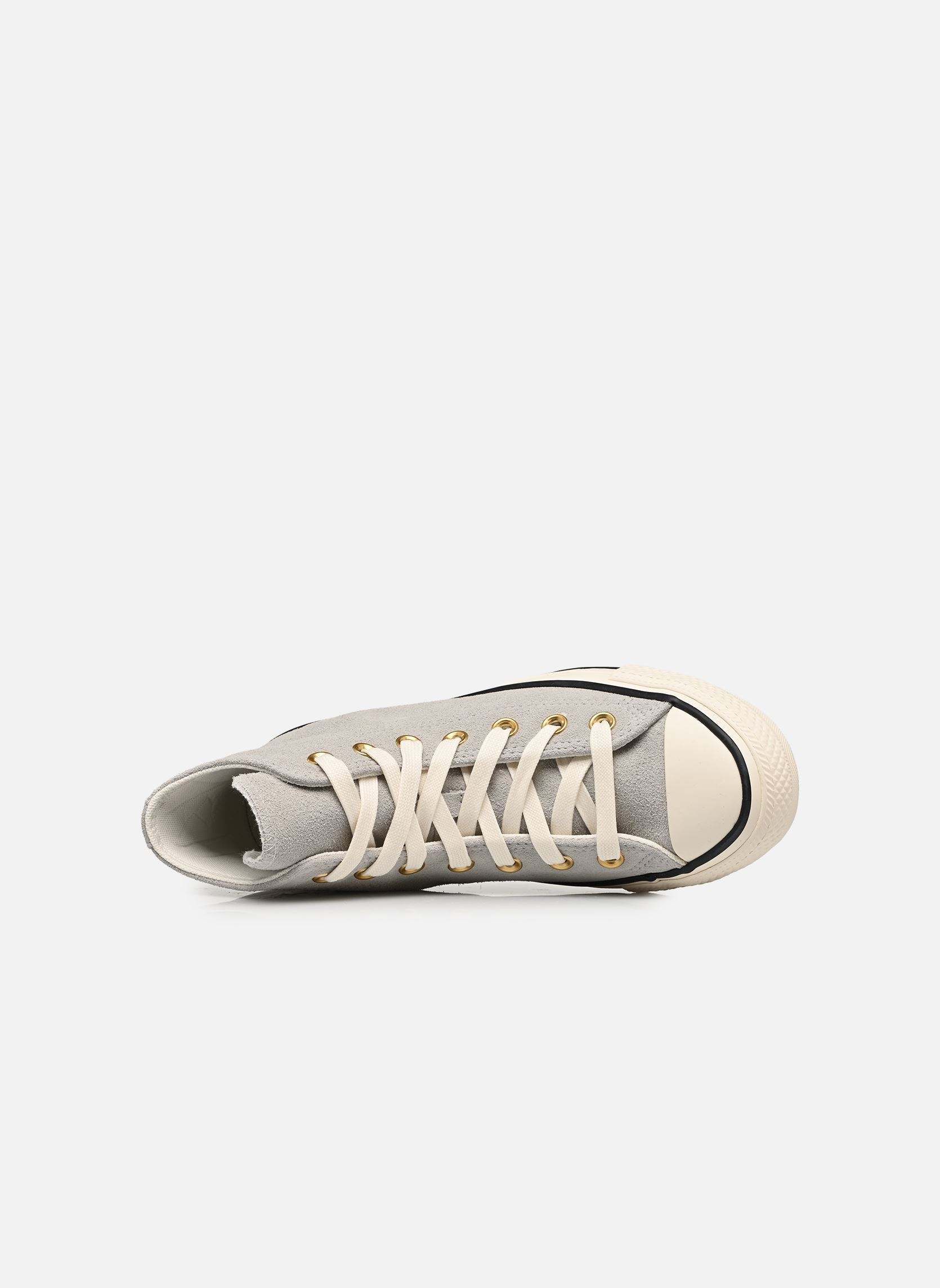 Baskets montantes Chuck Taylor All Star Suede Hi W femme gris Converse Baskets montantes Chuck Taylor All Star Suede Hi W femme gris LIGHT GREY/EGRET/BLACK