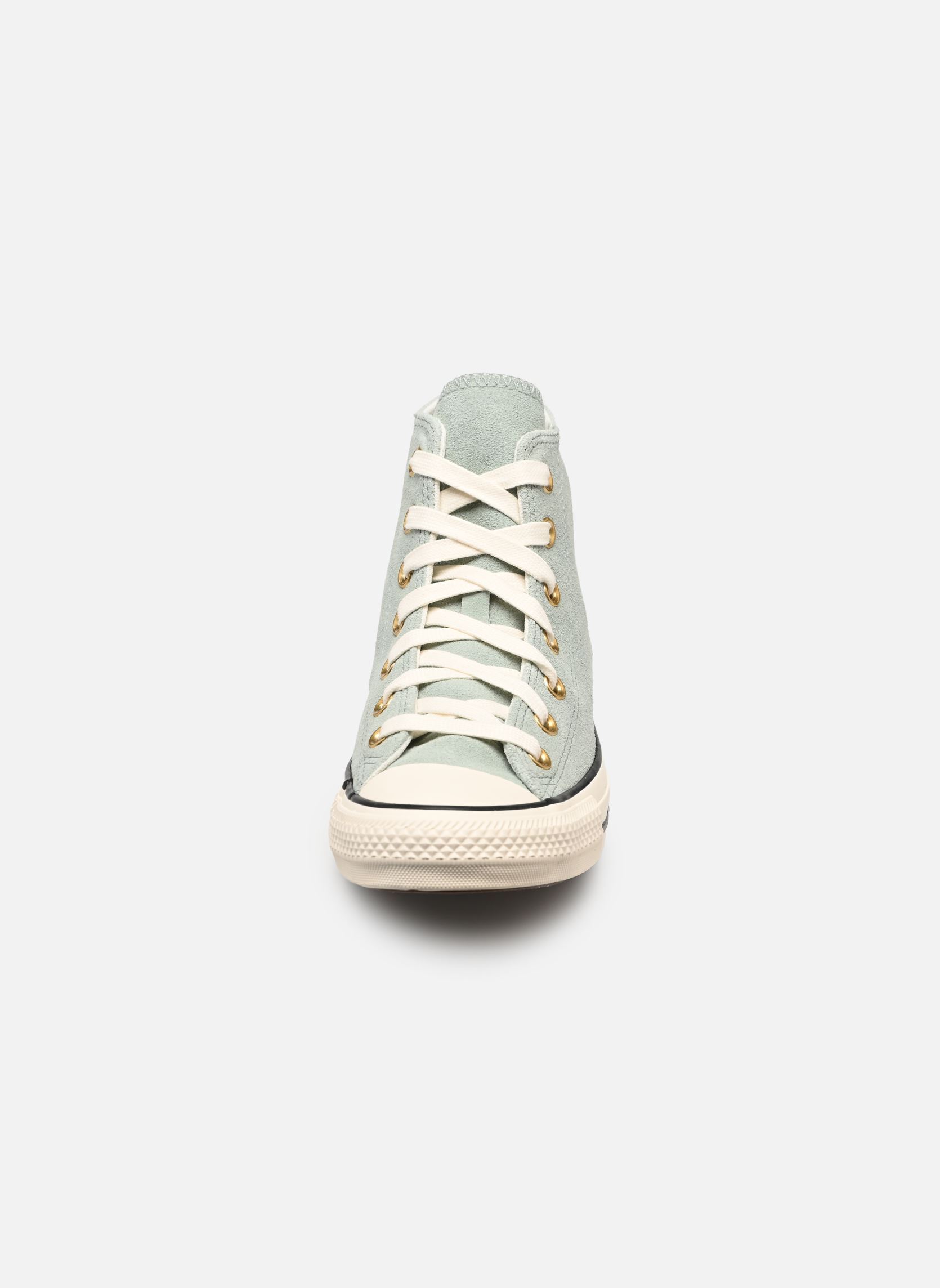Sneakers alte Chuck Taylor All Star Suede Hi W donna verde Converse Sneakers alte Chuck Taylor All Star Suede Hi W donna verde THYME AGAIN/EGRET/BLACK