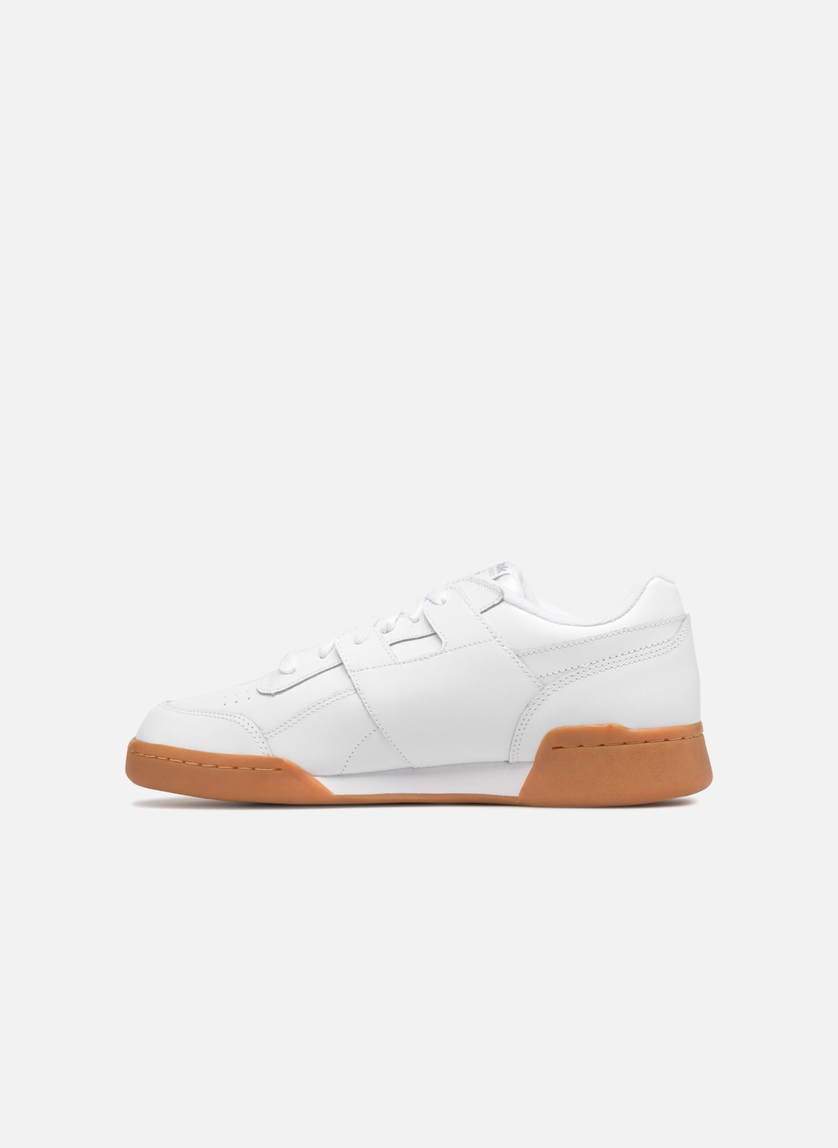 Baskets basses Workout Plus homme blanc Reebok Baskets basses Workout Plus homme blanc WhiteCarbonClassic RedReebok R