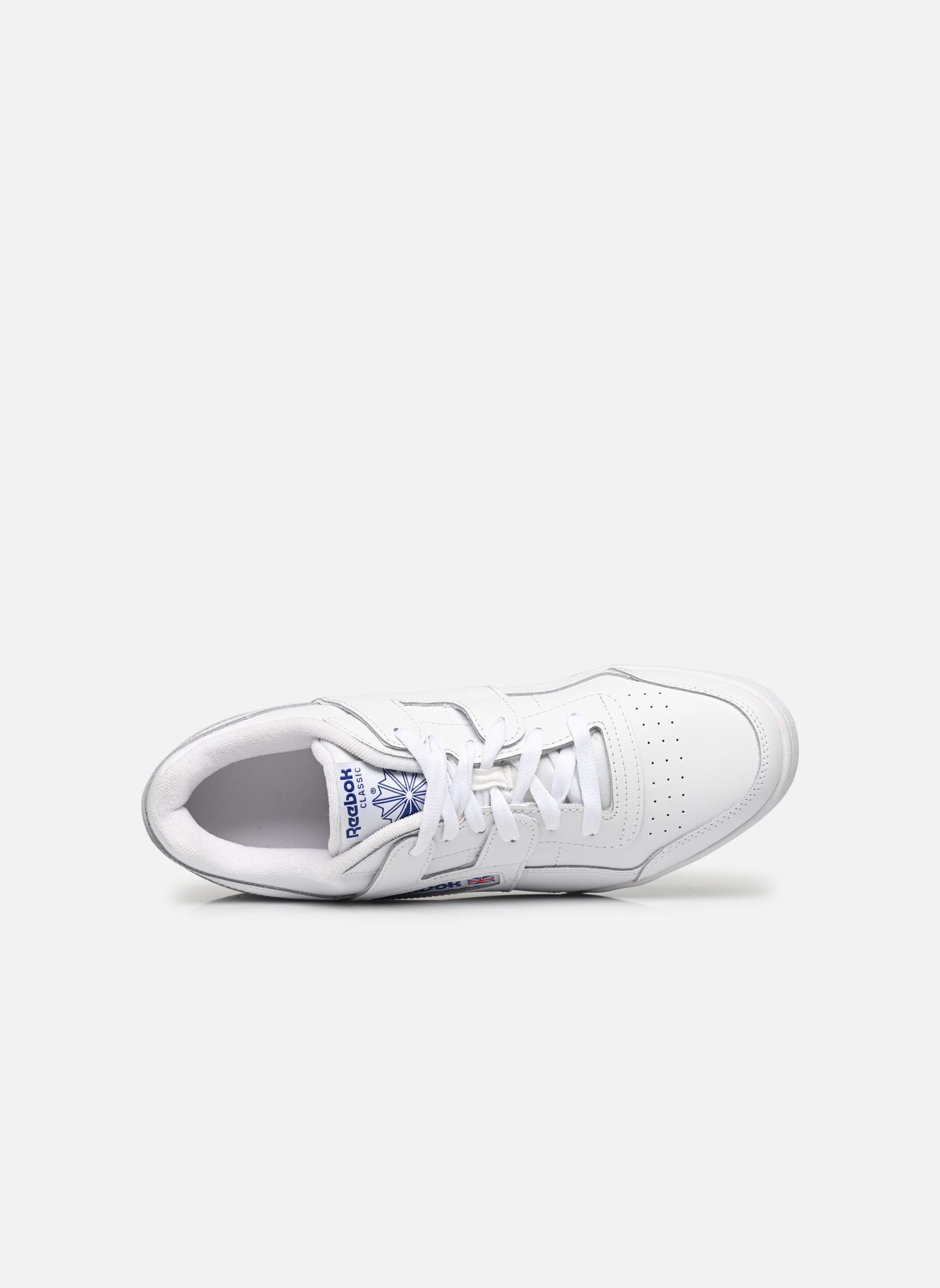 Baskets basses Workout Plus homme blanc Reebok Baskets basses Workout Plus homme blanc Ftwr WhiteFtwr WhiteClassic Co
