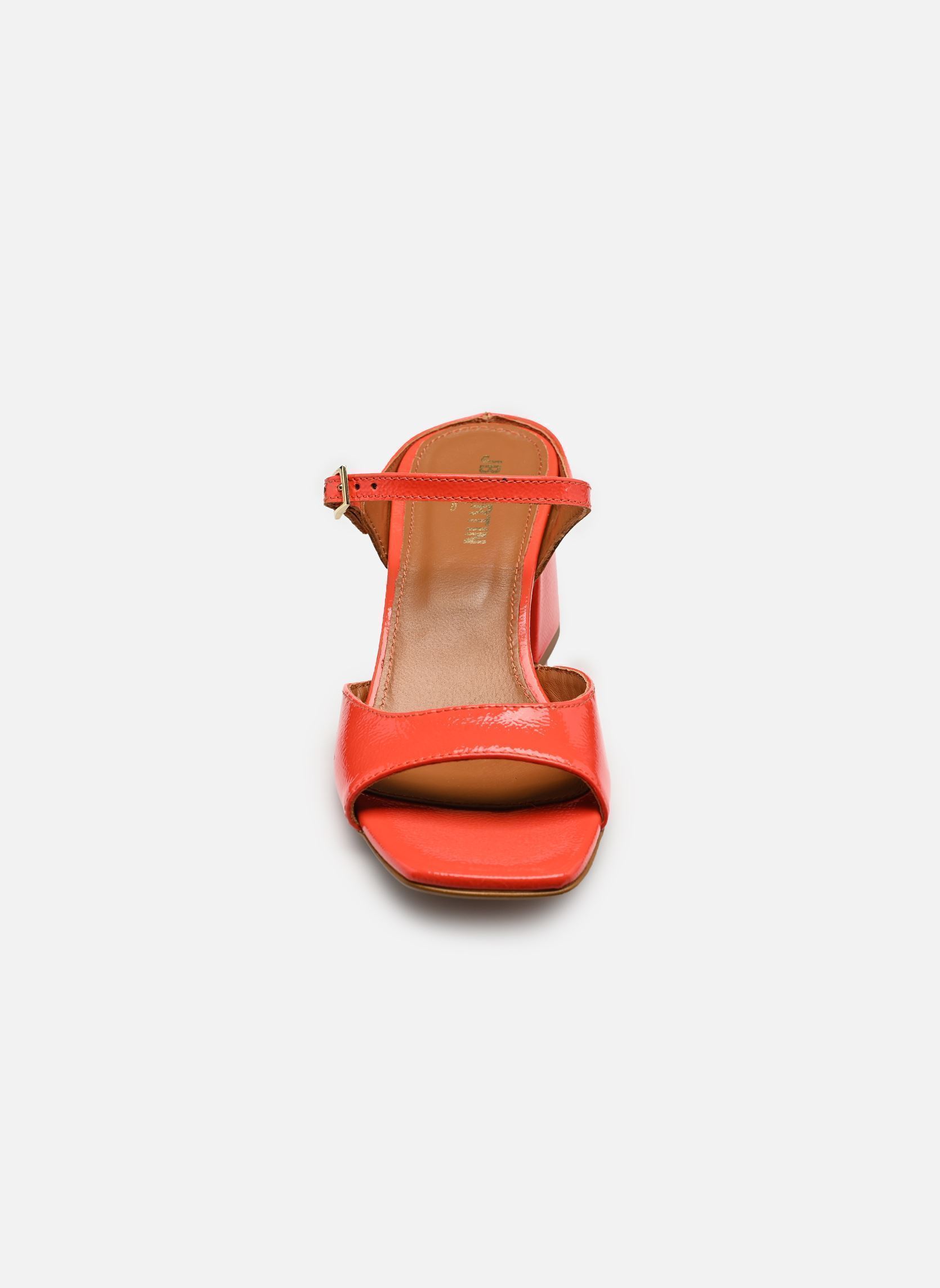 Pantoletten Diaz damen rot JB Martin Pantoletten Diaz damen rot Vernis Magma
