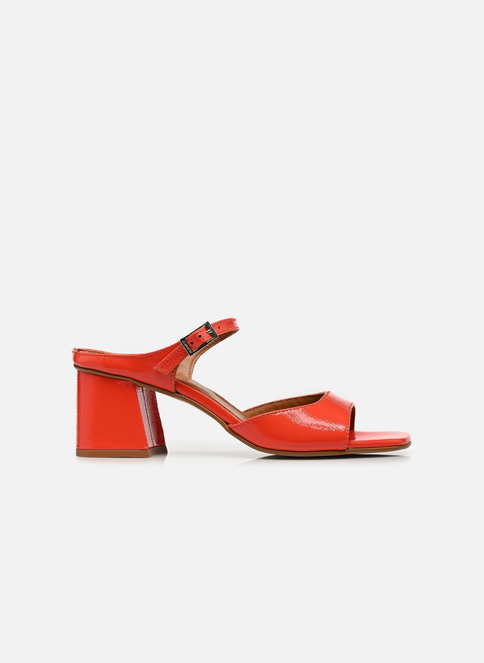 Pantoletten Diaz damen rot JB Martin Pantoletten Diaz damen rot Vernis Magma