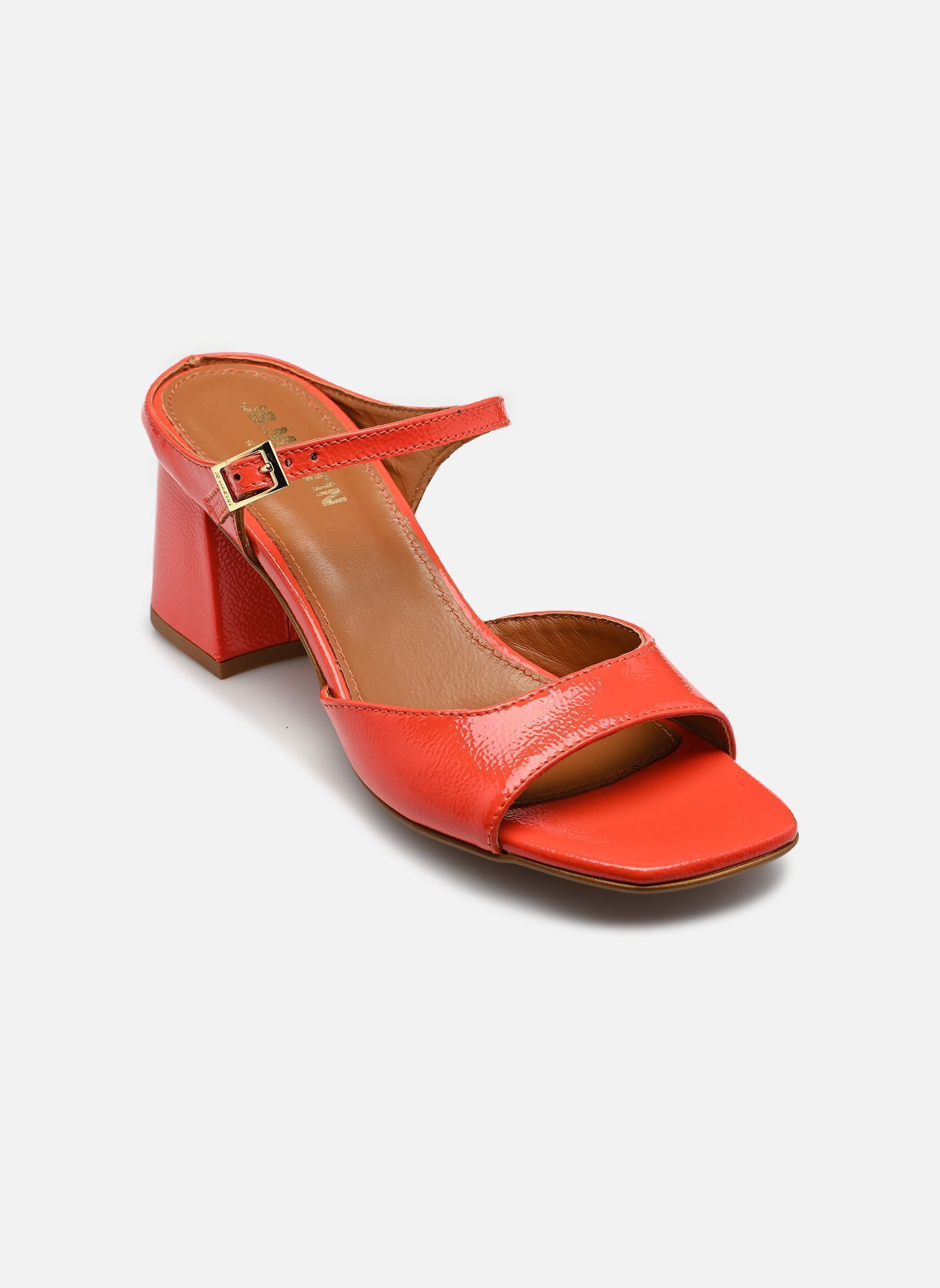 Pantoletten Diaz damen rot JB Martin Pantoletten Diaz damen rot Vernis Magma