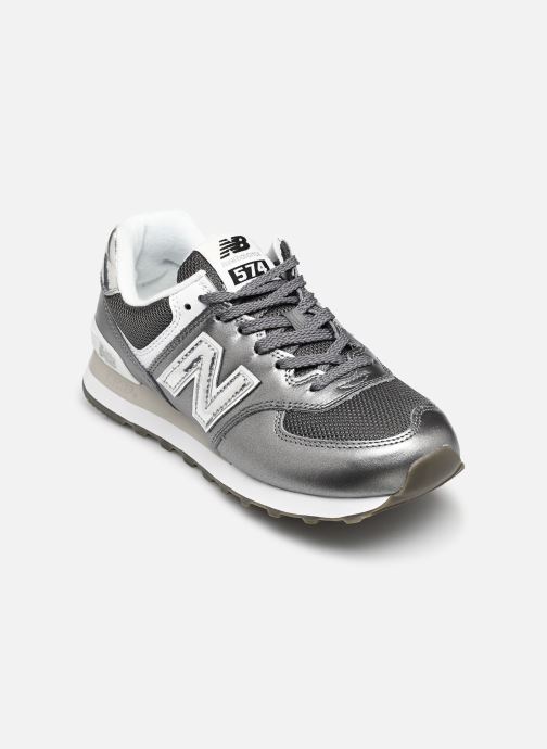 New Balance Niedrige Sneaker WL574 damen silber