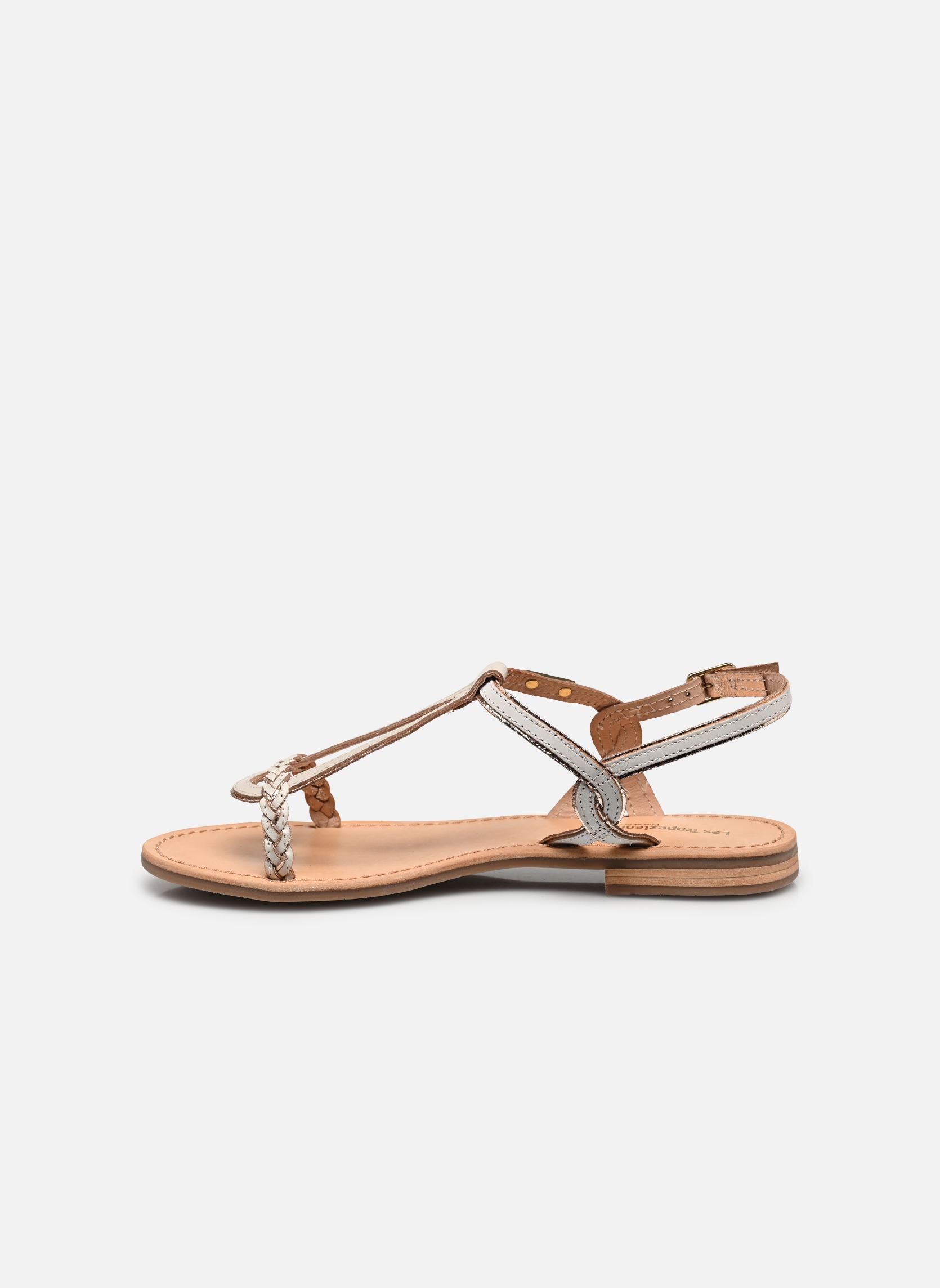 Sandales Happy femme blanc Les Tropéziennes par M Belarbi Sandales Happy femme blanc CREME