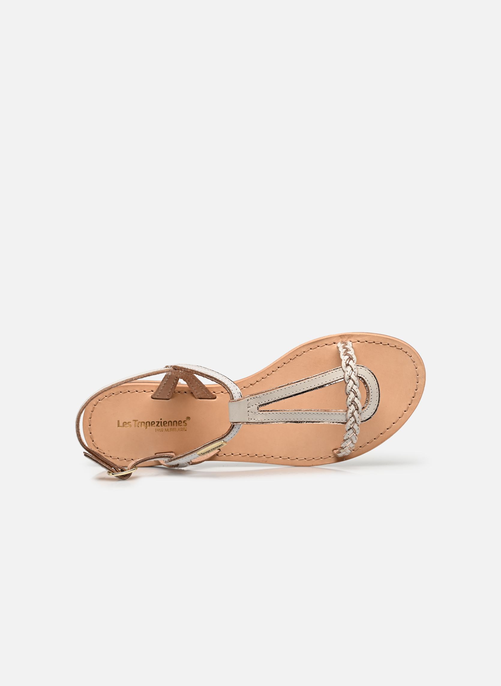 Sandales Happy femme blanc Les Tropéziennes par M Belarbi Sandales Happy femme blanc CREME