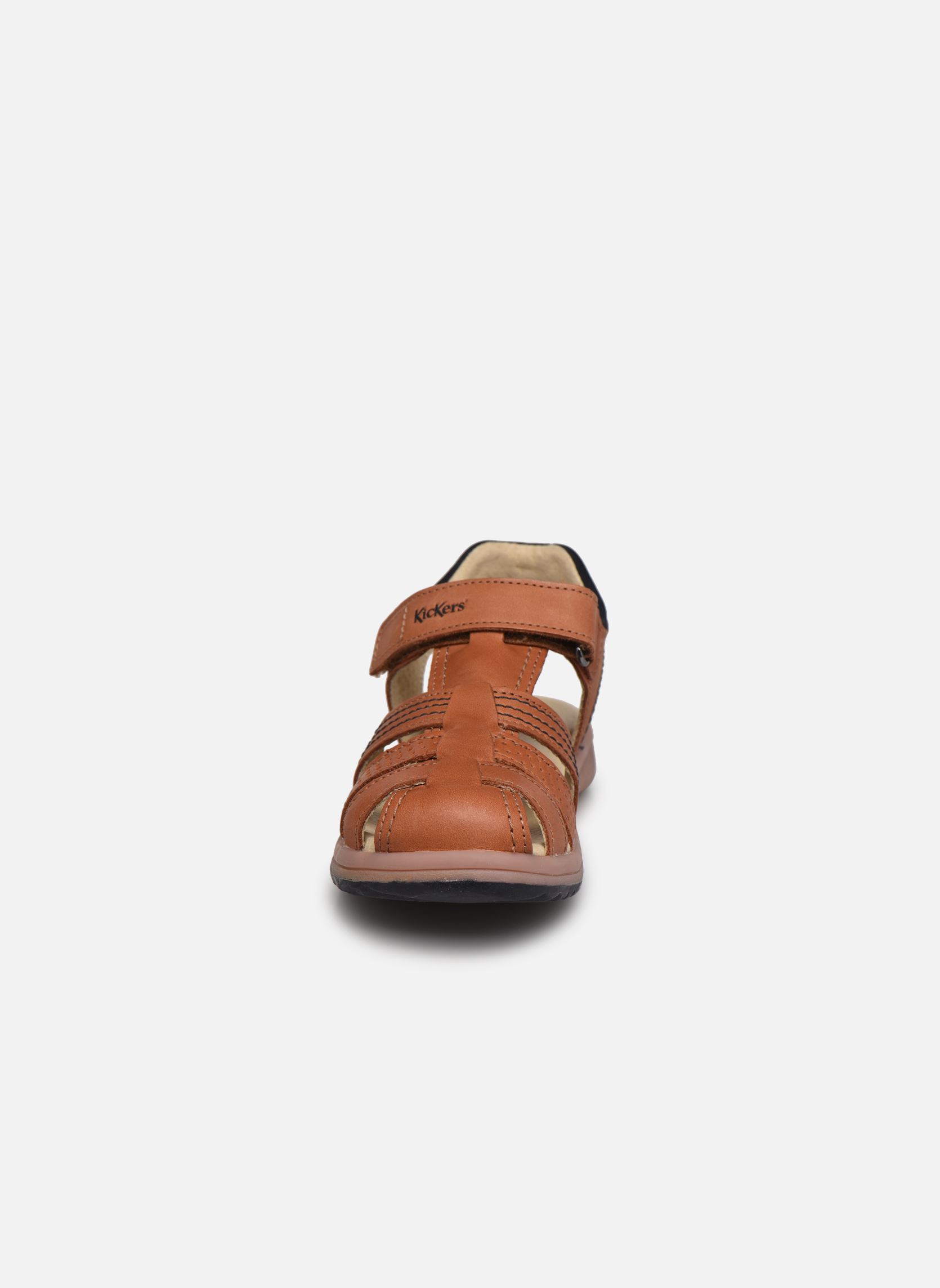 Sandales Platinium garçon marron Kickers Sandales Platinium garçon marron CAMEL