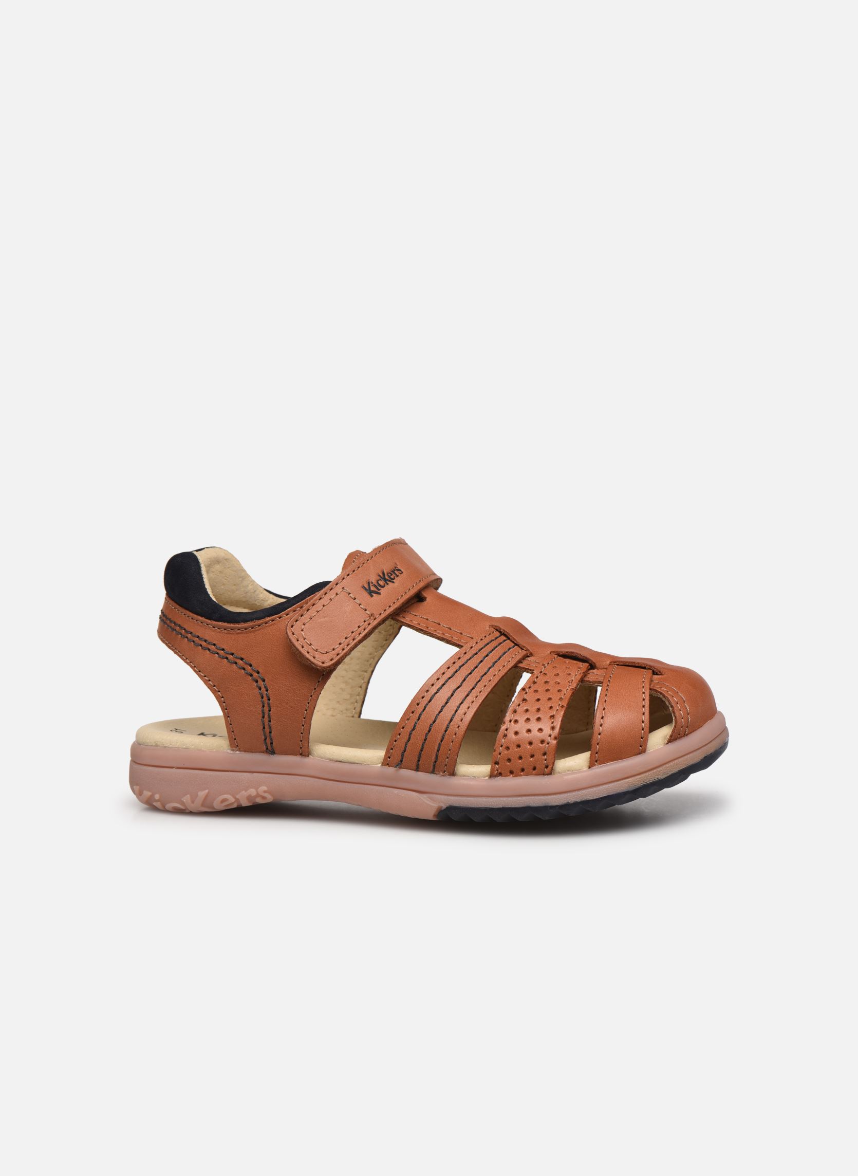 Sandales Platinium garçon marron Kickers Sandales Platinium garçon marron CAMEL