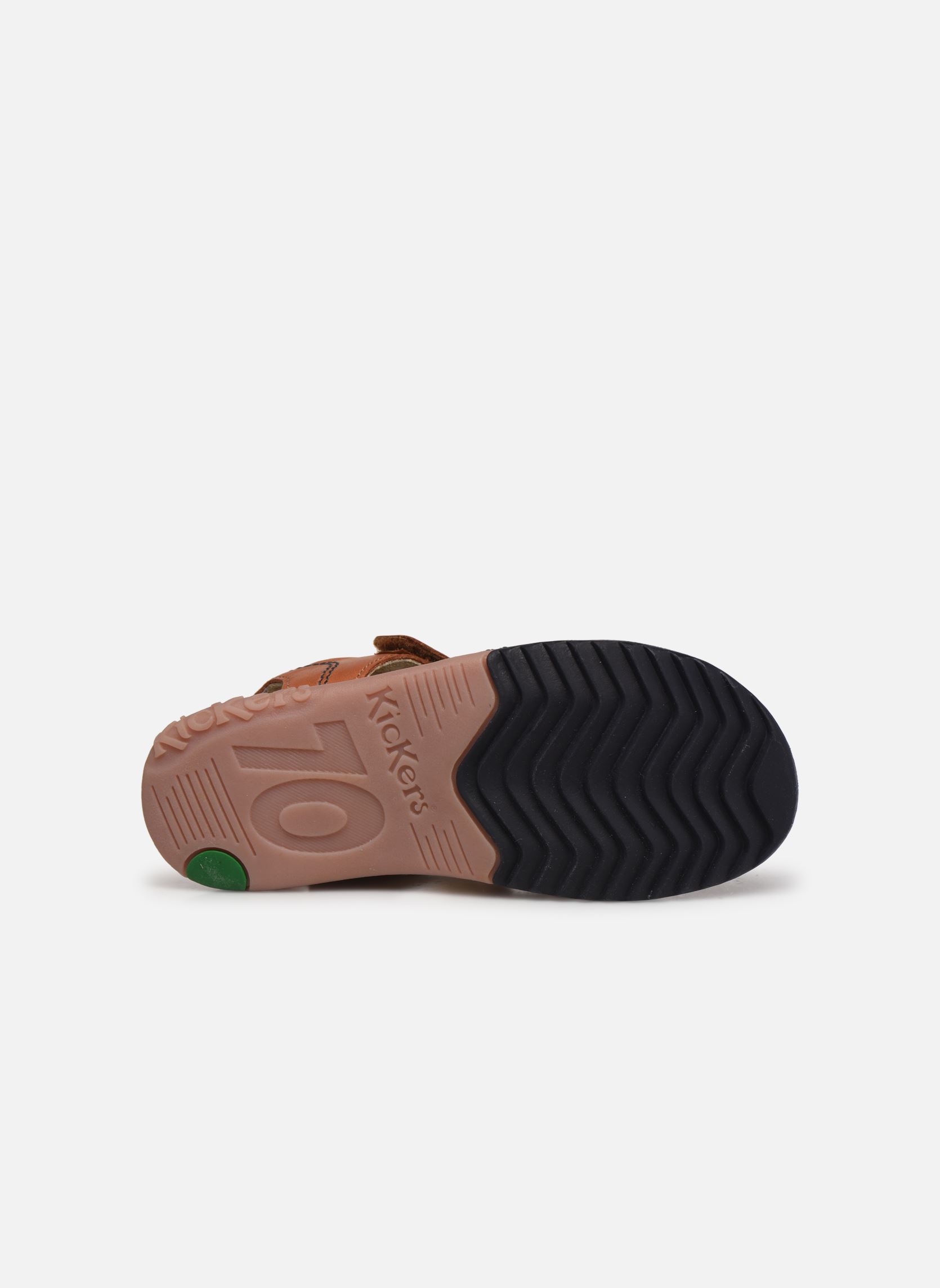 Sandales Platinium garçon marron Kickers Sandales Platinium garçon marron CAMEL