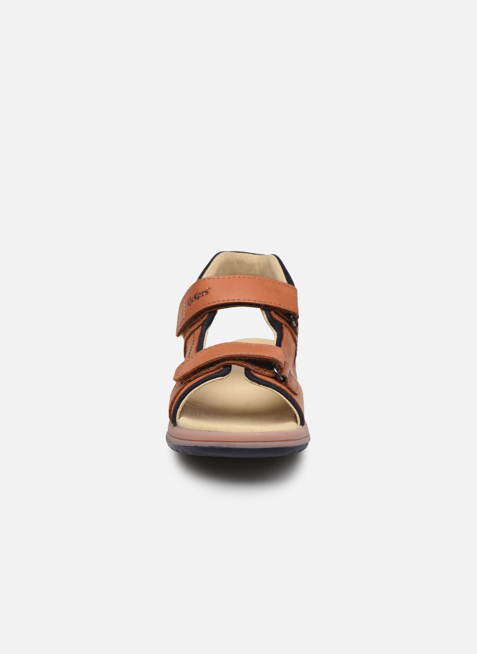 Sandales Platino garçon marron Kickers Sandales Platino garçon marron CAMEL