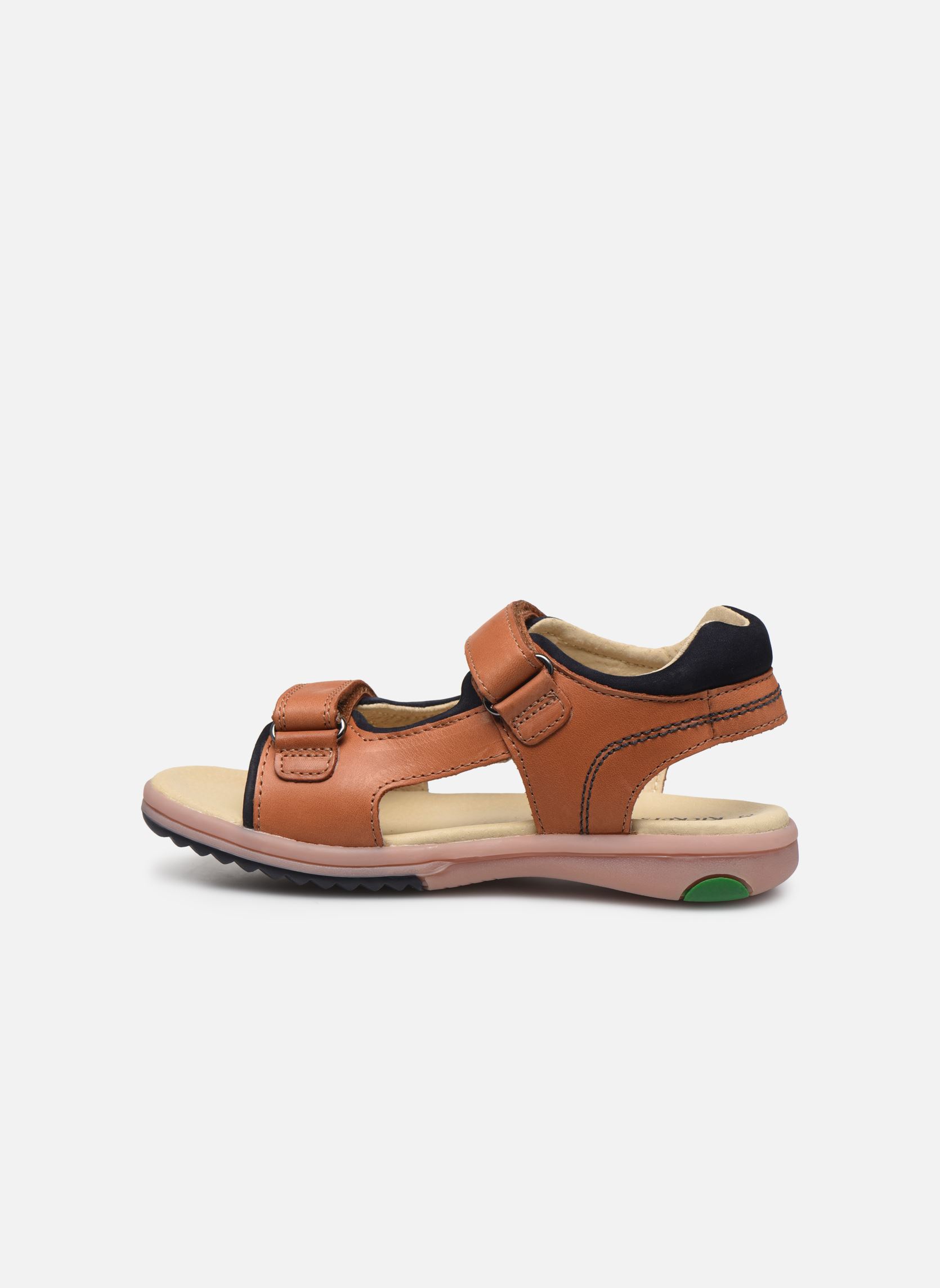 Sandales Platino garçon marron Kickers Sandales Platino garçon marron CAMEL