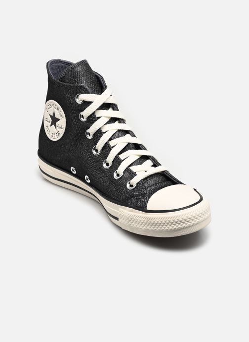 Converse Zapatillas altas Chuck Taylor All Star Sparkle Hi W mujer negro