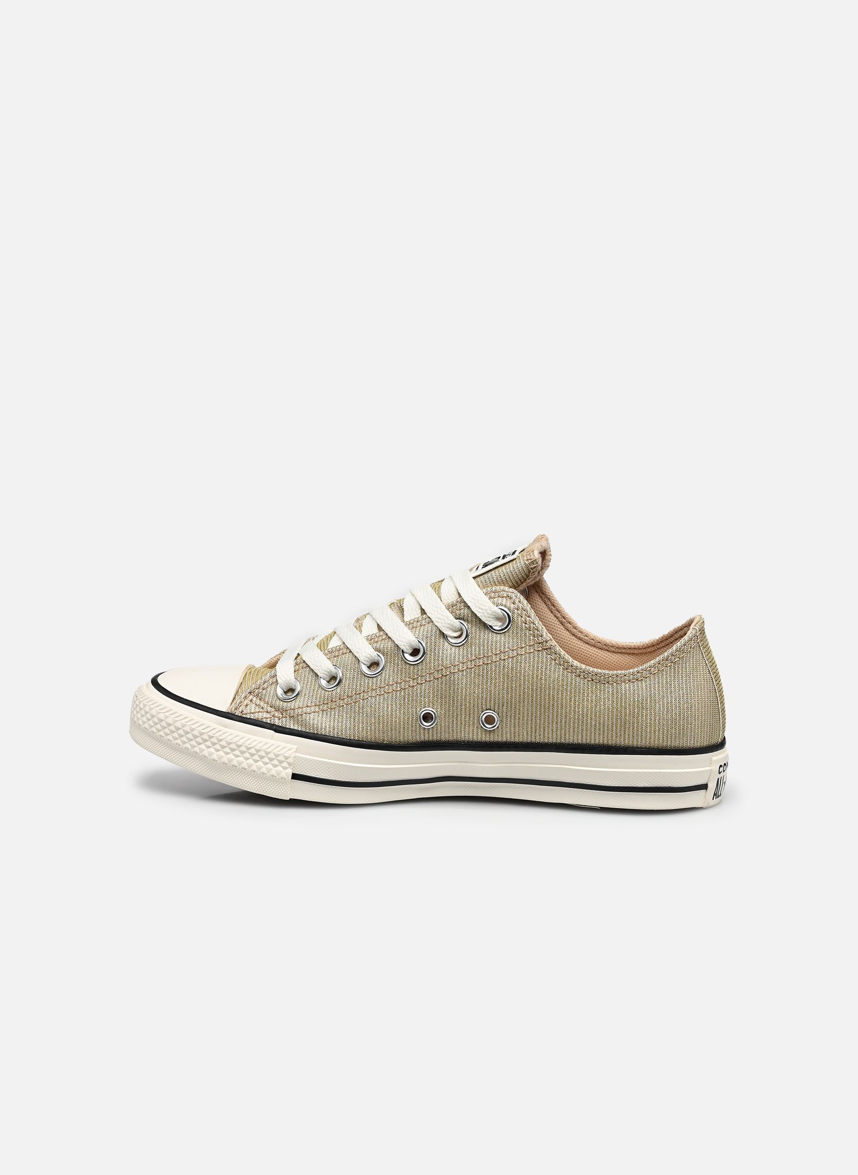 Niedrige Sneaker Chuck Taylor All Star Sparkle Ox W damen gold und bronze Converse Niedrige Sneaker Chuck Taylor All Star Sparkle Ox W damen gold und bronze LAST STRAW/EGRET/BLACK