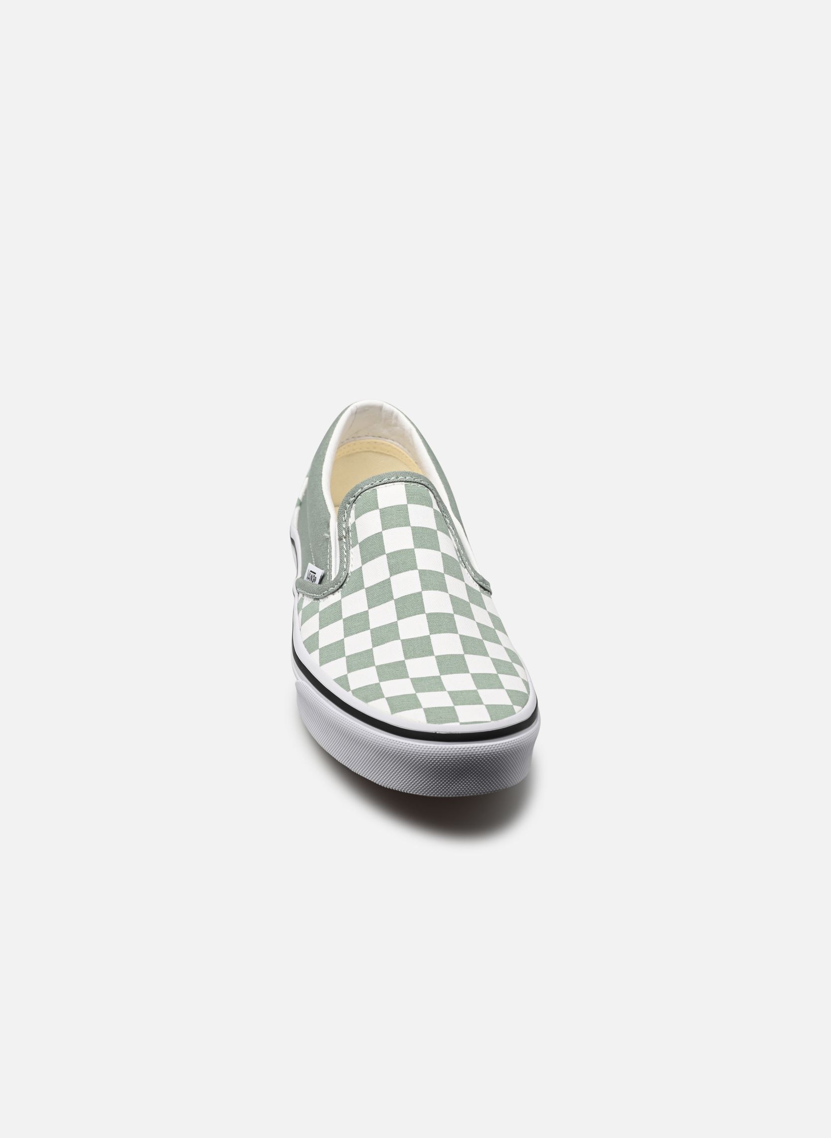 Leinen-Sneaker Classic Slip-On W damen grün Vans Leinen-Sneaker Classic Slip-On W damen grün Color Theory Checkerboard Iceb