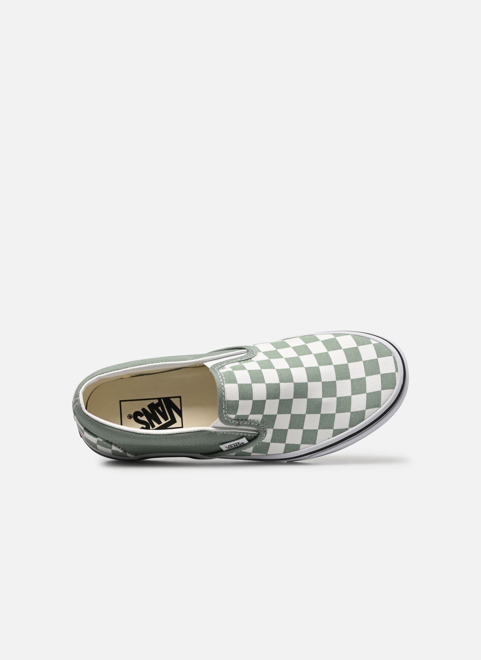 Leinen-Sneaker Classic Slip-On W damen grün Vans Leinen-Sneaker Classic Slip-On W damen grün Color Theory Checkerboard Iceb