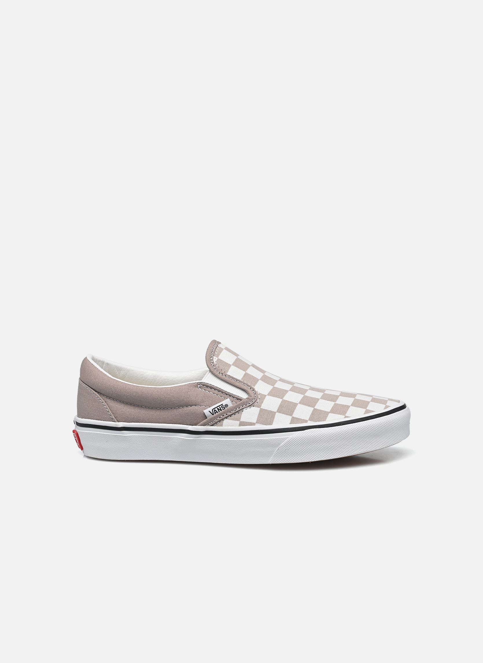 Print sneakers Classic Slip-On W dames grijs Vans Print sneakers Classic Slip-On W dames grijs Color Theory Checkerboard Atmo
