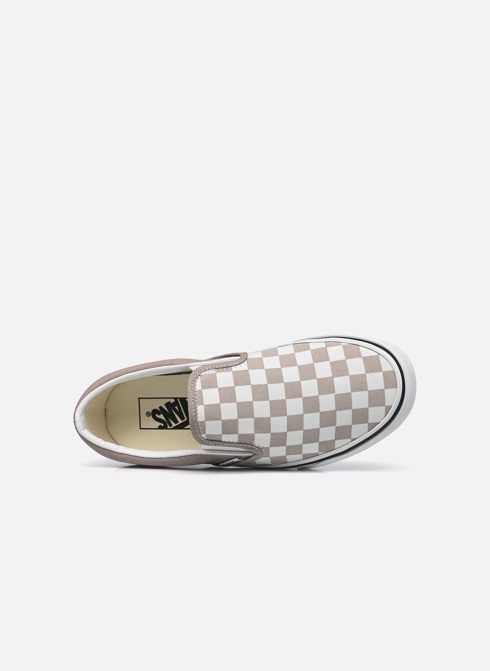 Print sneakers Classic Slip-On W dames grijs Vans Print sneakers Classic Slip-On W dames grijs Color Theory Checkerboard Atmo