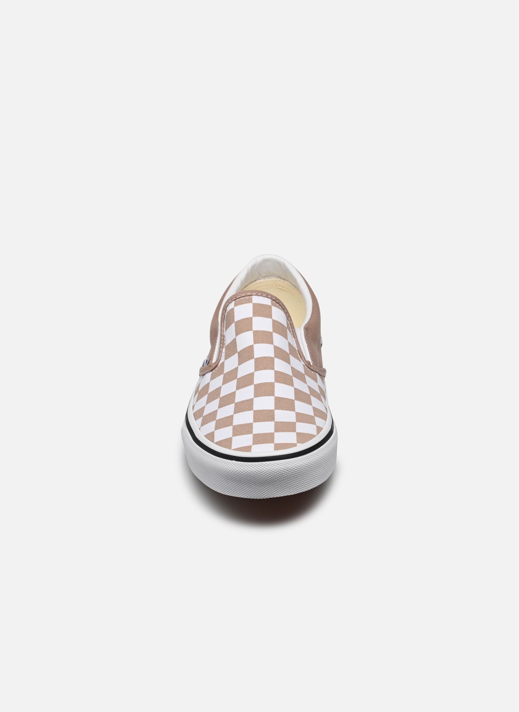 Leinen-Sneaker Classic Slip-On W damen braun Vans Leinen-Sneaker Classic Slip-On W damen braun Color Theory Checkerboard Warm