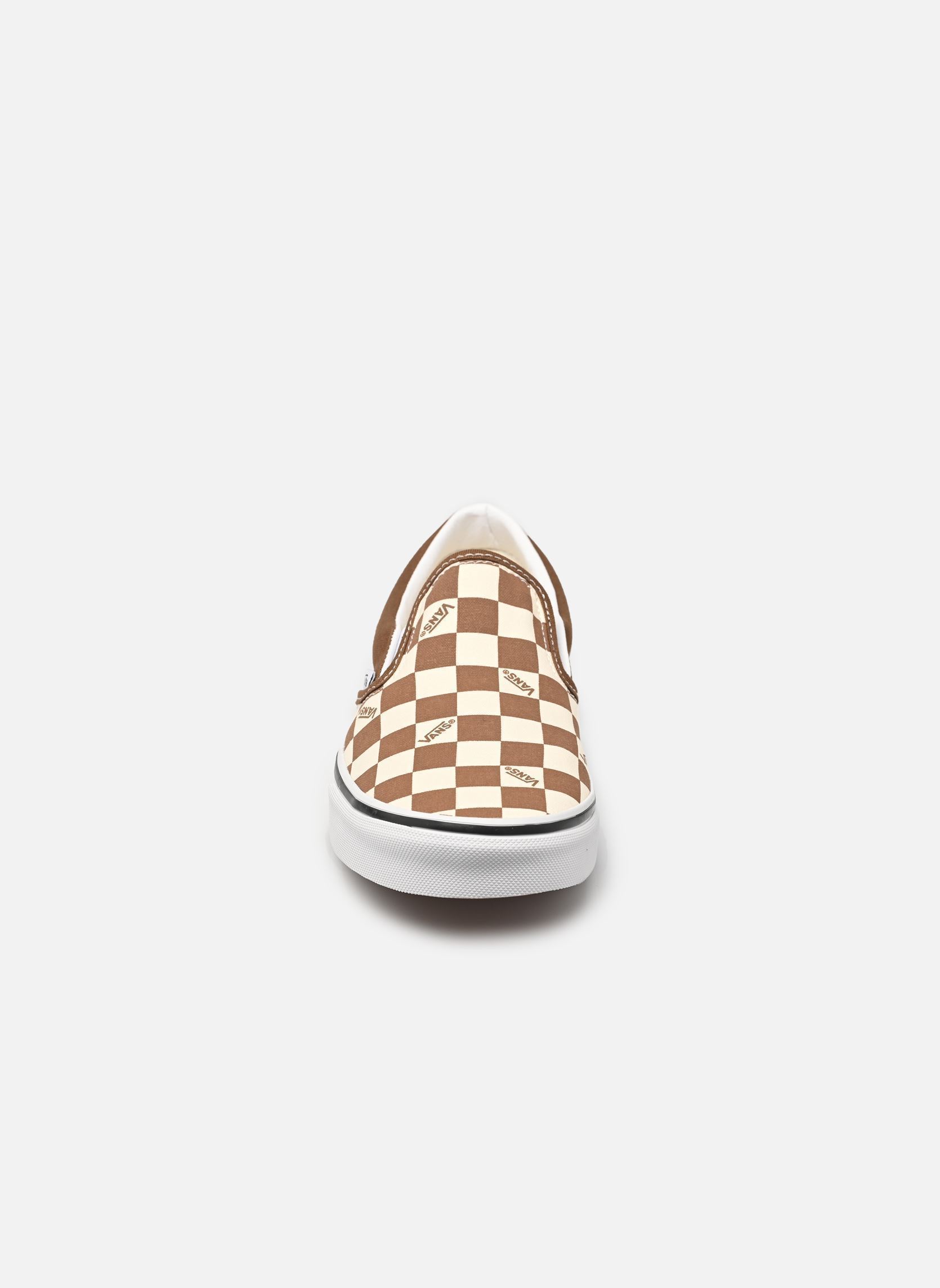 Zapatillas de lona Classic Slip-On W mujer marrón Vans Zapatillas de lona Classic Slip-On W mujer marrón Vans Check Dachshund