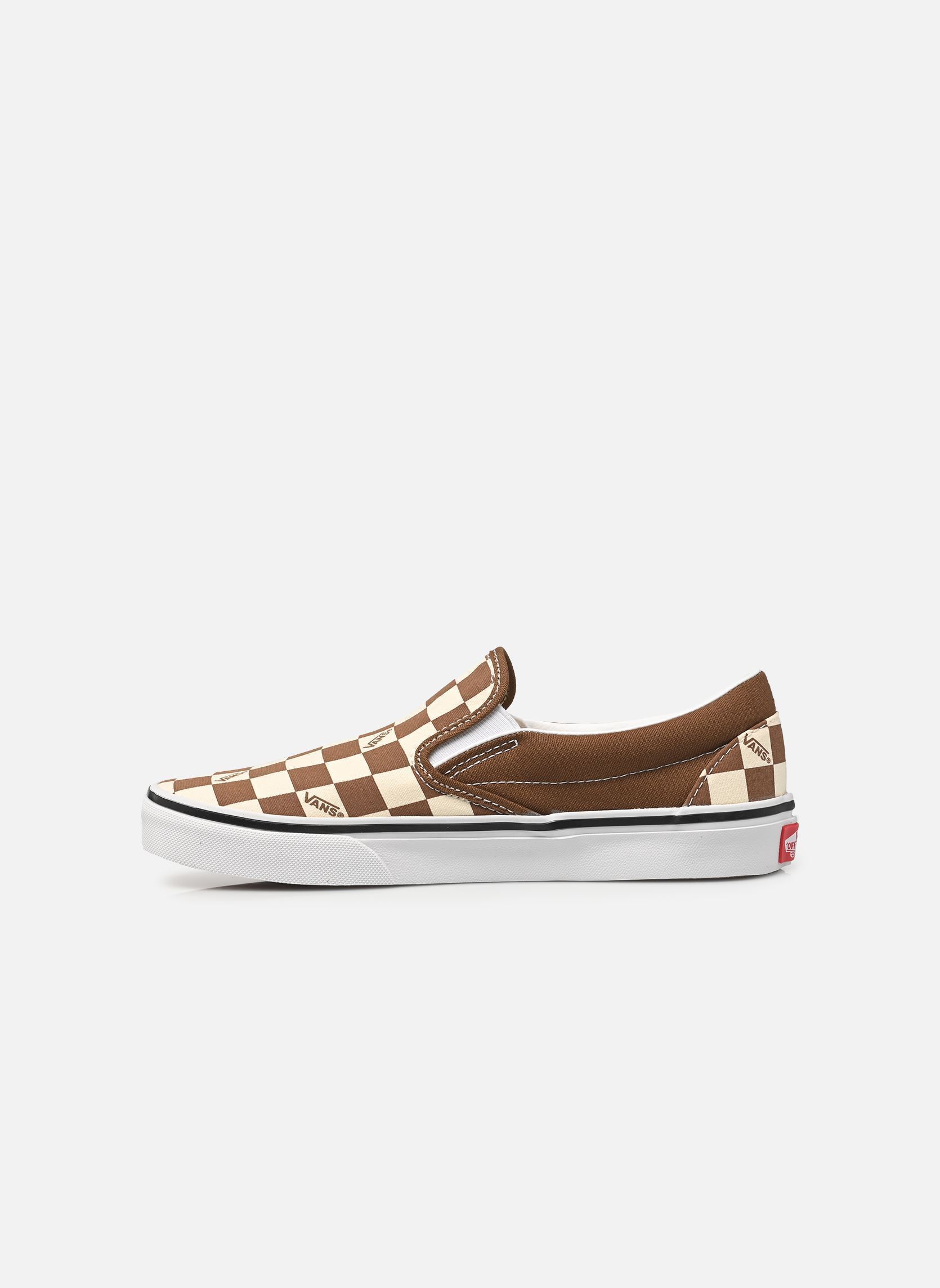 Zapatillas de lona Classic Slip-On W mujer marrón Vans Zapatillas de lona Classic Slip-On W mujer marrón Vans Check Dachshund