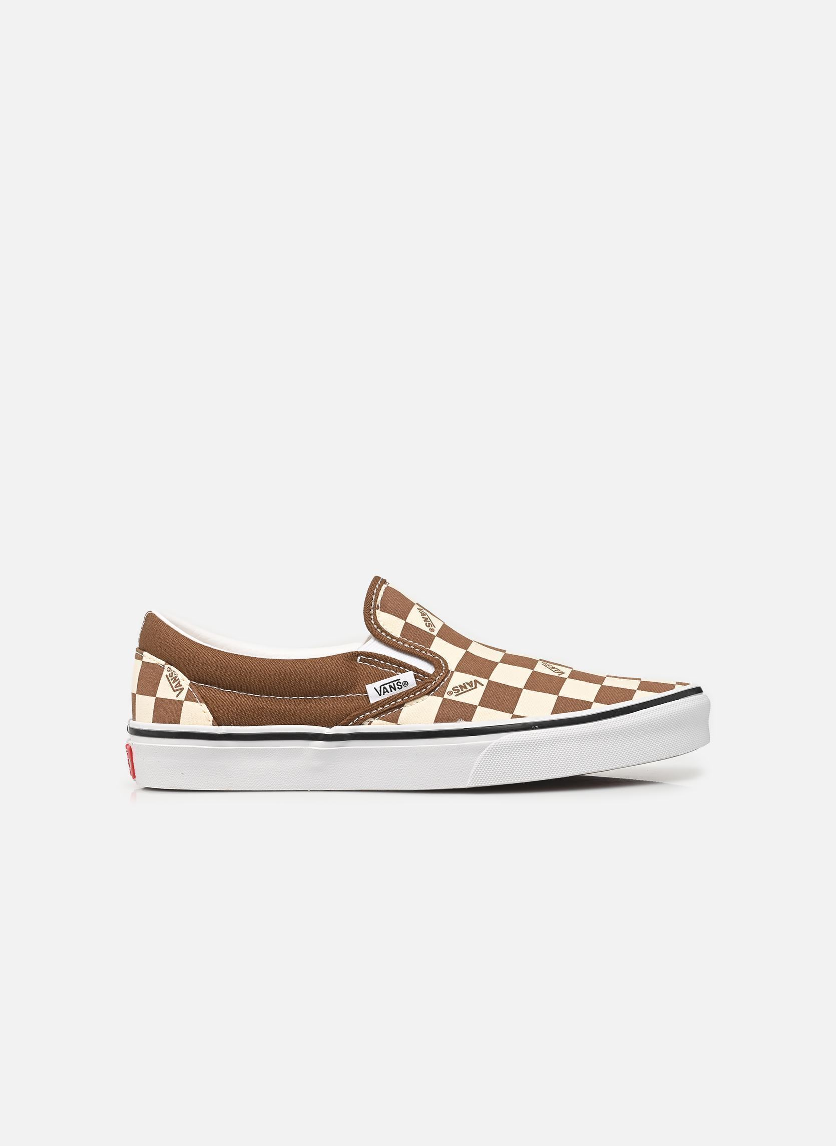Zapatillas de lona Classic Slip-On W mujer marrón Vans Zapatillas de lona Classic Slip-On W mujer marrón Vans Check Dachshund