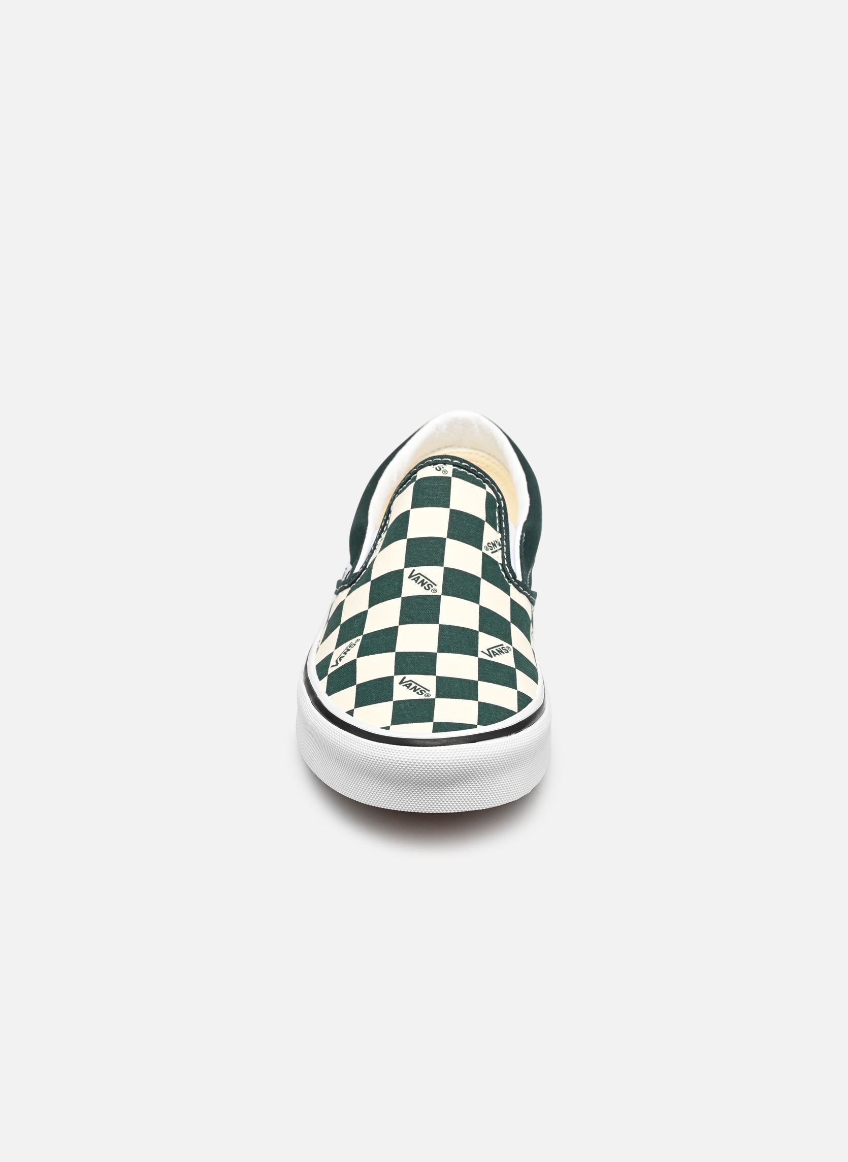 Print sneakers Classic Slip-On W dames groen Vans Print sneakers Classic Slip-On W dames groen Vans Check Emerald
