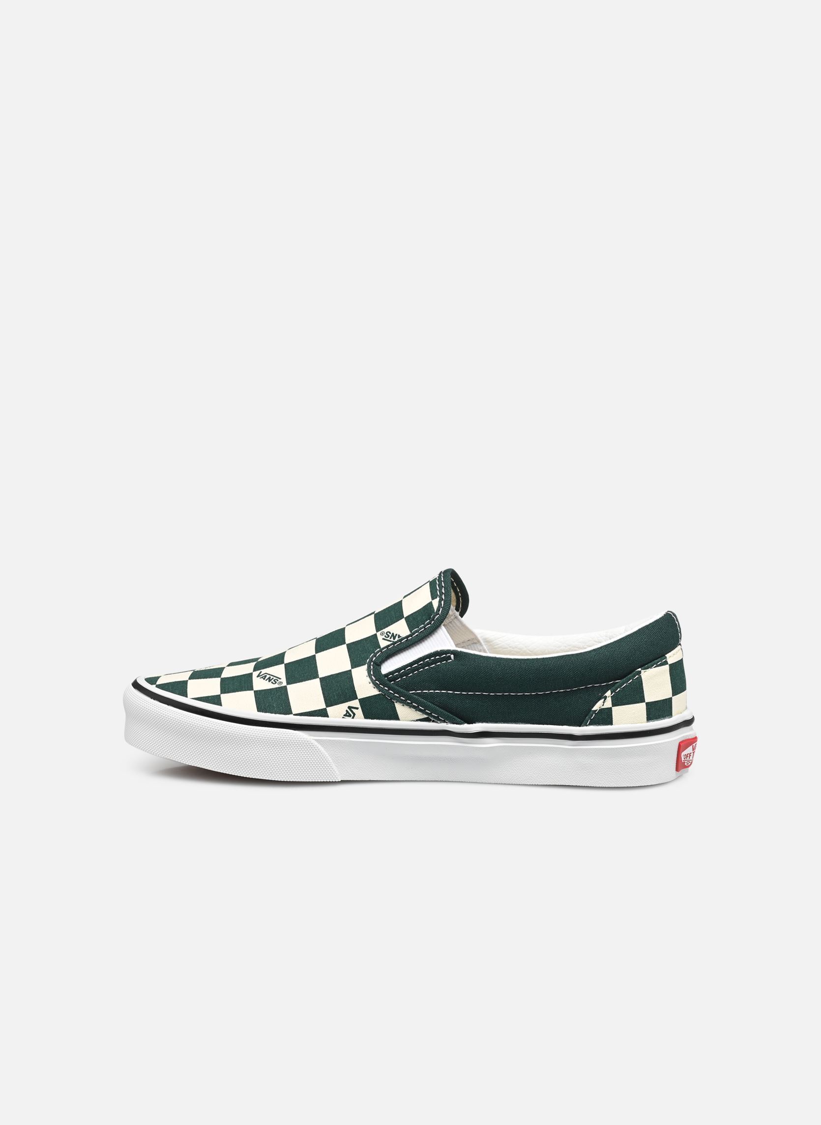 Print sneakers Classic Slip-On W dames groen Vans Print sneakers Classic Slip-On W dames groen Vans Check Emerald