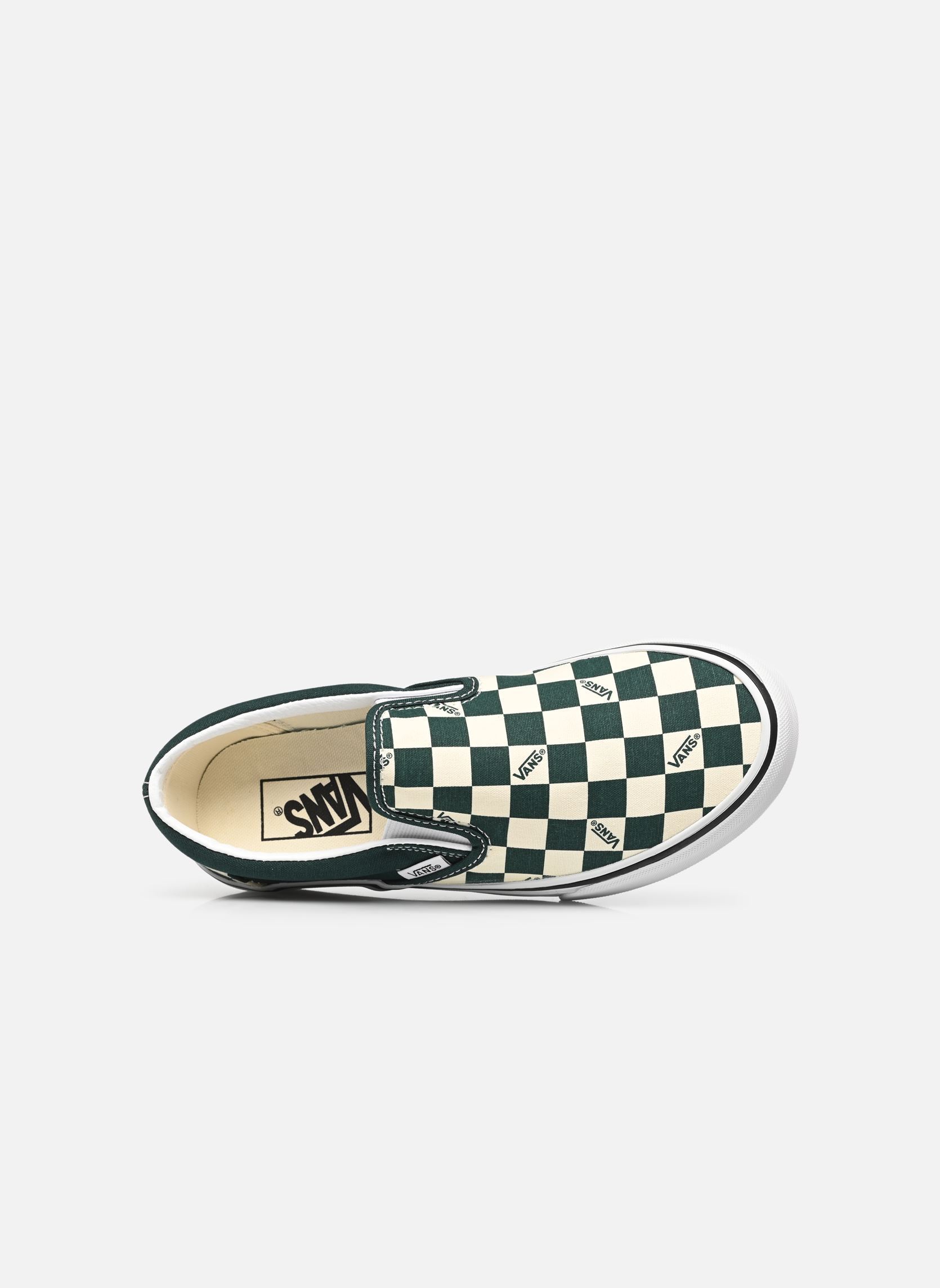Print sneakers Classic Slip-On W dames groen Vans Print sneakers Classic Slip-On W dames groen Vans Check Emerald