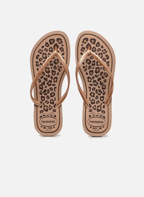 Havaianas Tongs Slim Animals femme marron