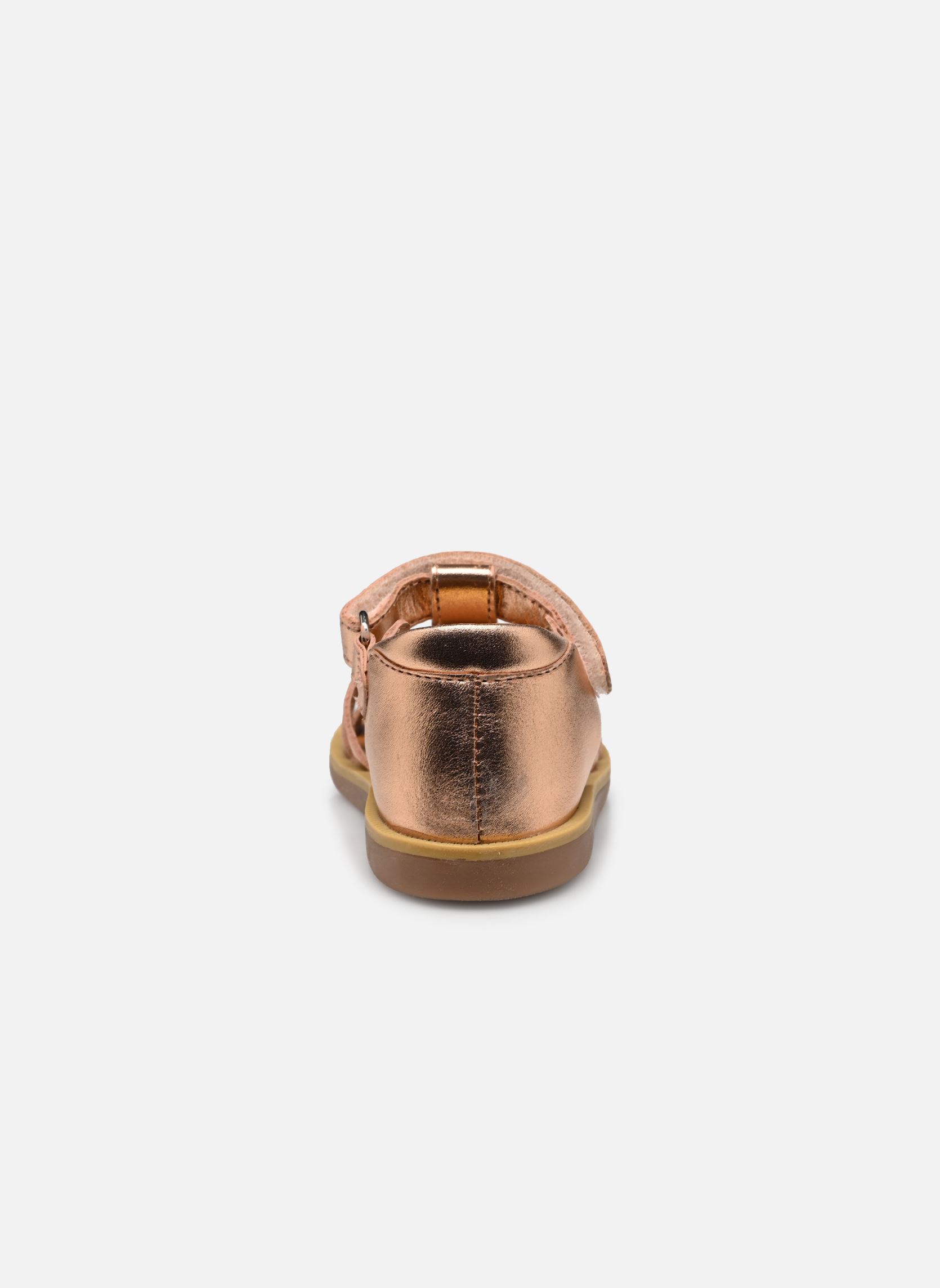 Sandales POPPY STRAP fille rose Pom d Api Sandales POPPY STRAP fille rose CUIVRE 2