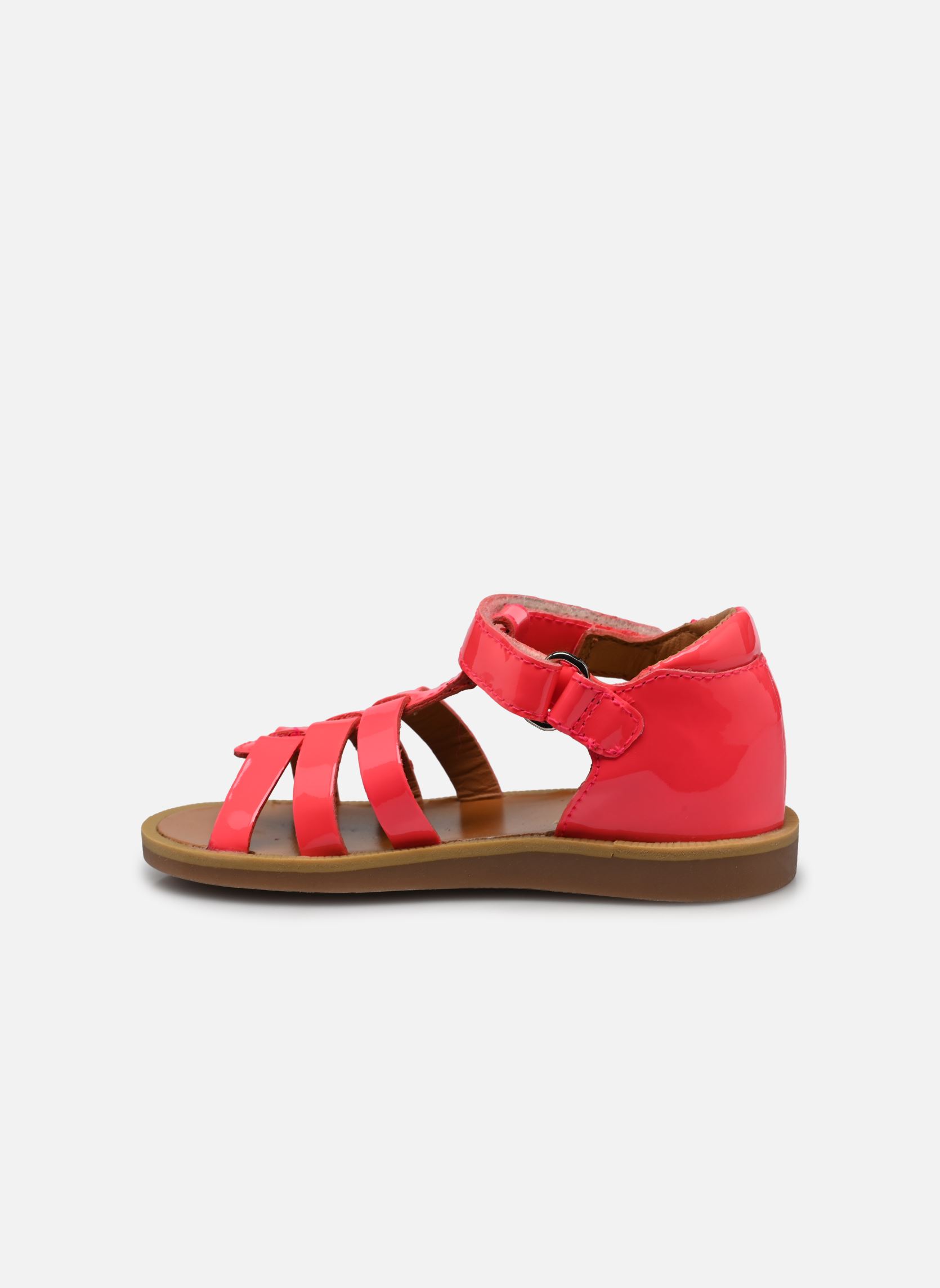 Sandalen POPPY STRAP mädchen rosa Pom d Api Sandalen POPPY STRAP mädchen rosa PINK NEON