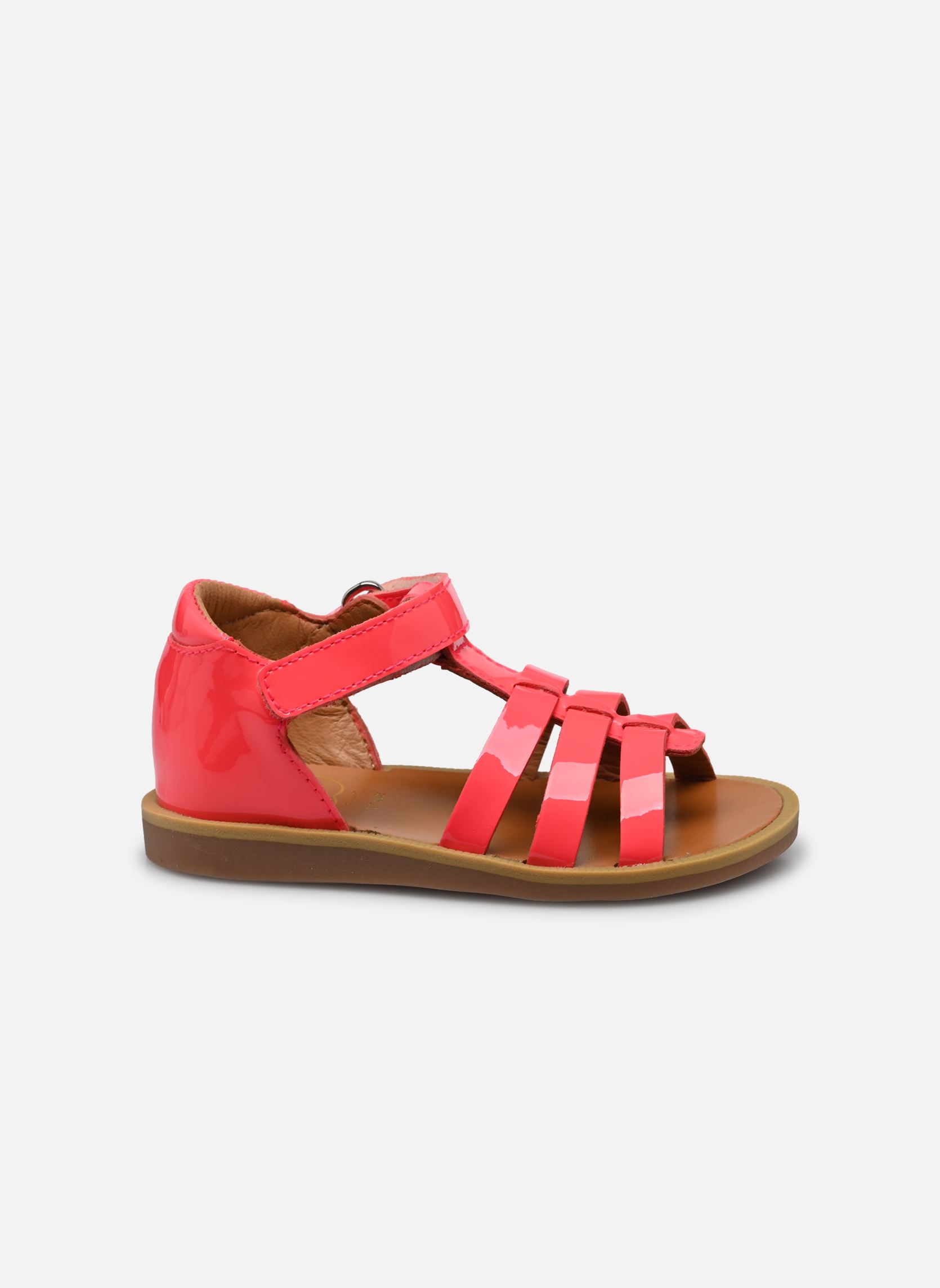Sandalen POPPY STRAP mädchen rosa Pom d Api Sandalen POPPY STRAP mädchen rosa PINK NEON