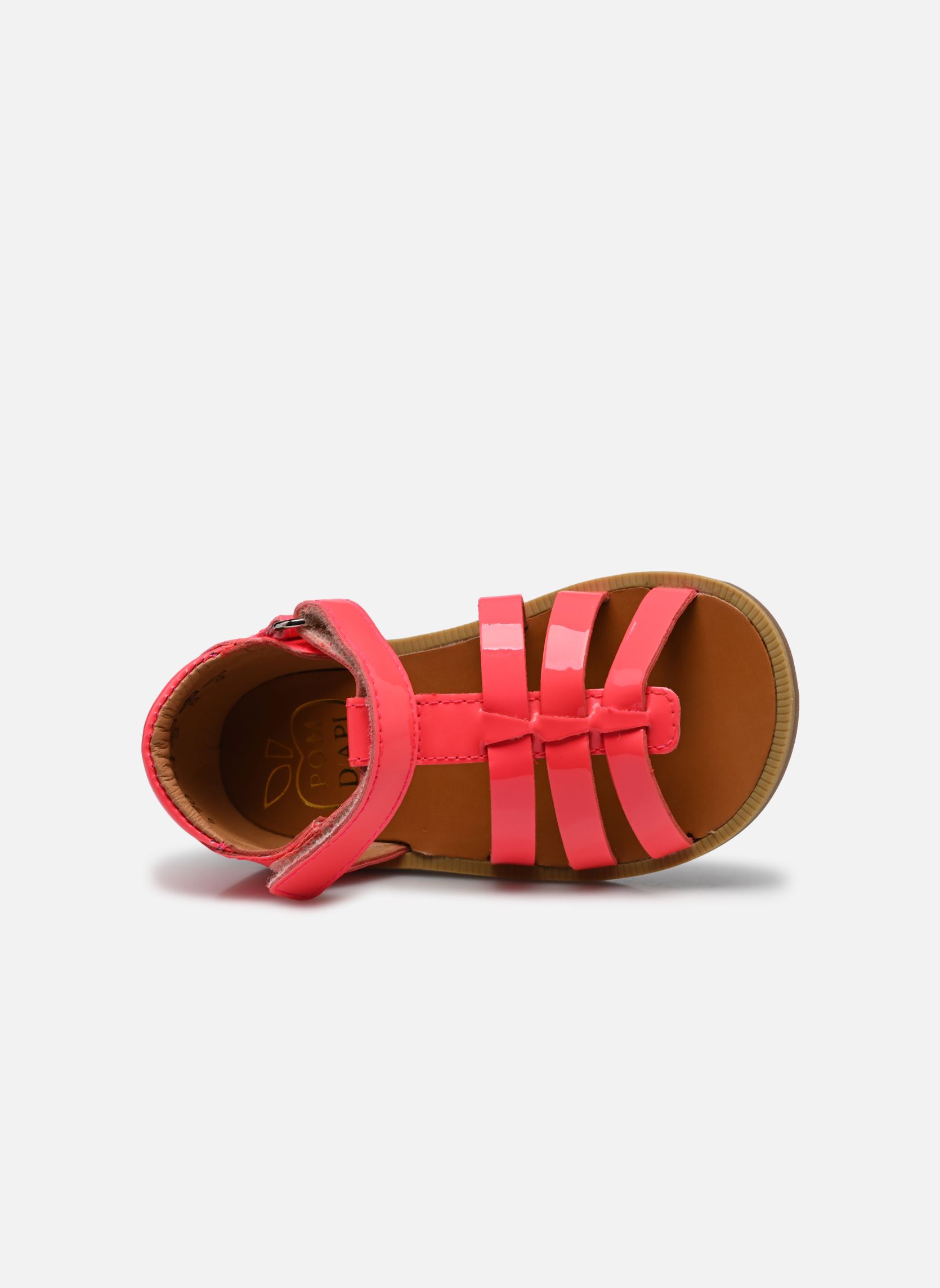 Sandalen POPPY STRAP mädchen rosa Pom d Api Sandalen POPPY STRAP mädchen rosa PINK NEON