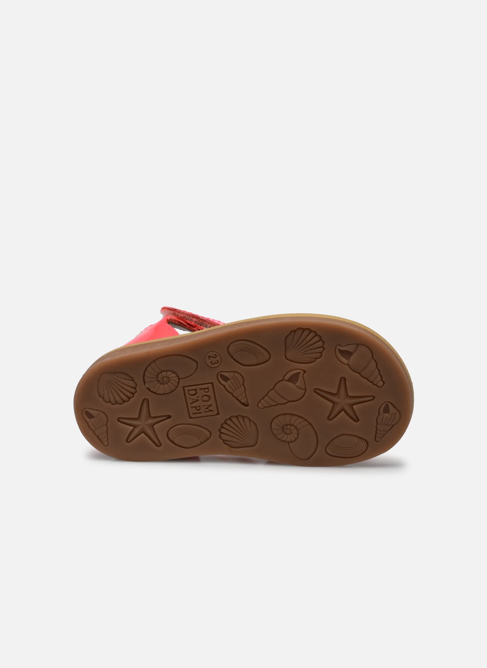 Sandalen POPPY STRAP mädchen rosa Pom d Api Sandalen POPPY STRAP mädchen rosa PINK NEON
