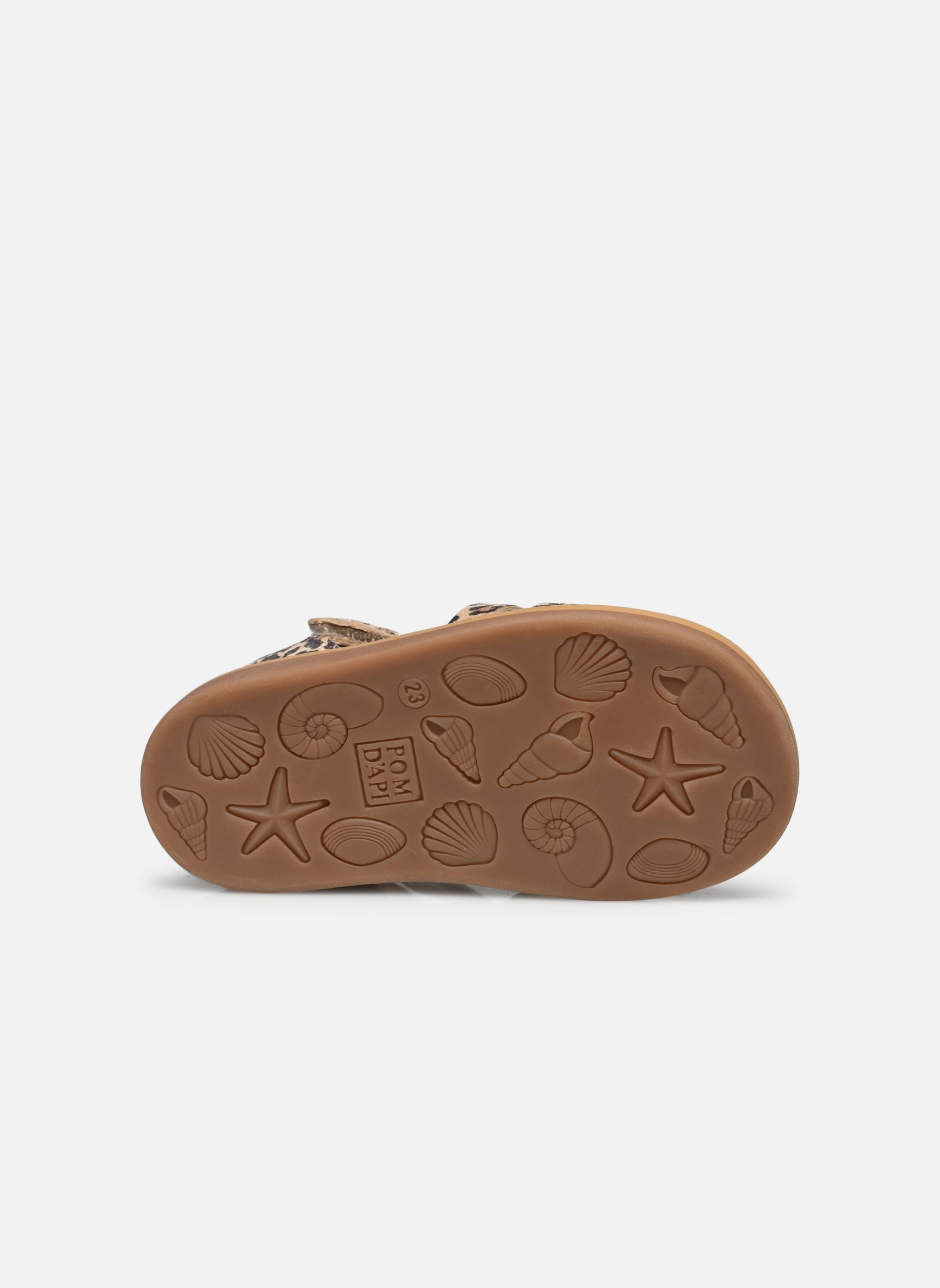 Sandalen POPPY STRAP meisjes bruin Pom d Api Sandalen POPPY STRAP meisjes bruin KOYA