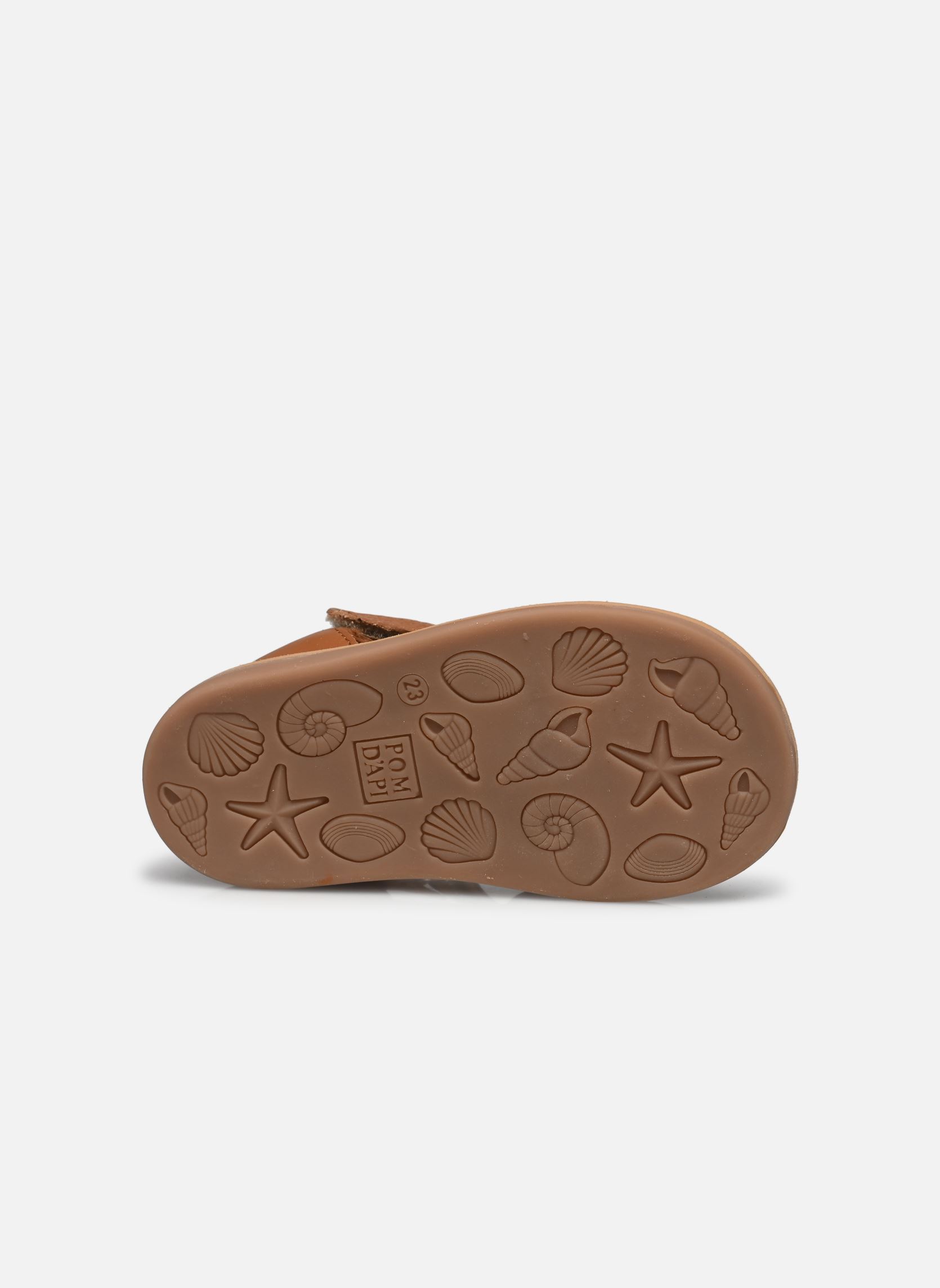 Sandalias POPPY STRAP niña marrón Pom d Api Sandalias POPPY STRAP niña marrón CAMEL 2