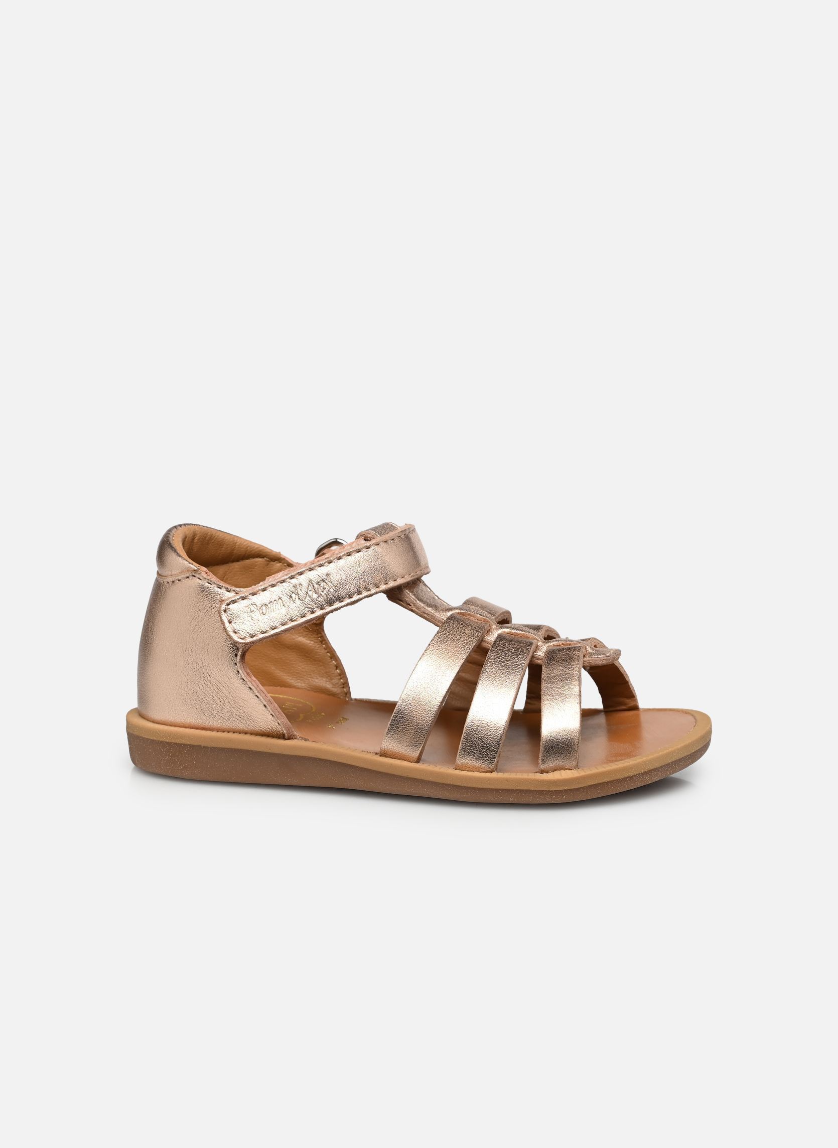 Sandalen POPPY STRAP mädchen rosa Pom d Api Sandalen POPPY STRAP mädchen rosa CUIVRE 3