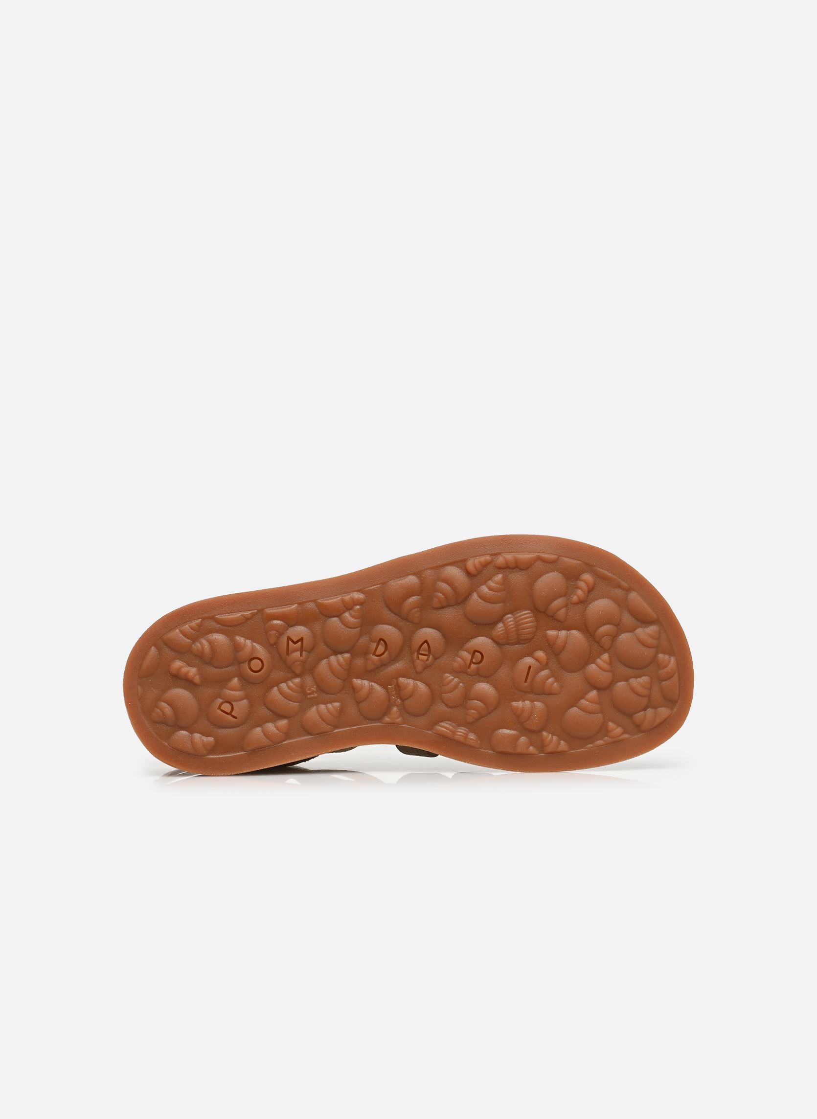 Sandales PLAGETTE GLADIATOR fille or et bronze Pom d Api Sandales PLAGETTE GLADIATOR fille or et bronze PLATINE 3