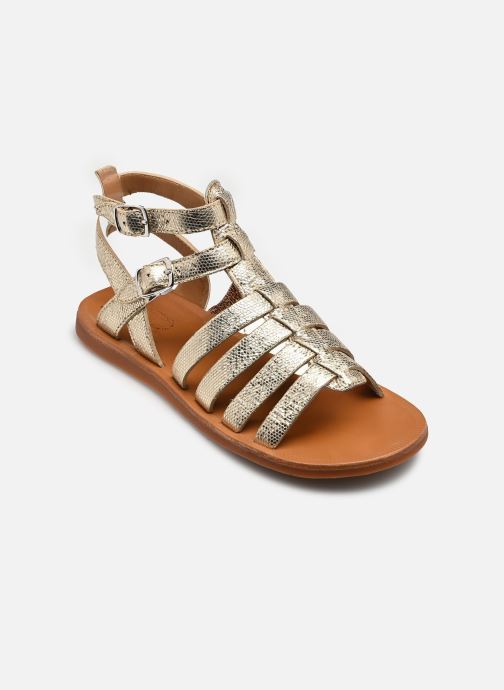 Pom d Api Sandalen PLAGETTE GLADIATOR mädchen gold und bronze
