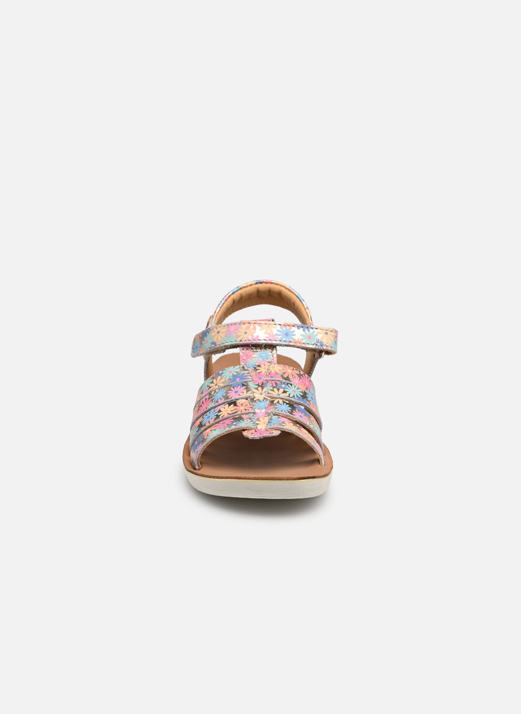 Sandalen Goa Spart mädchen silber Shoo Pom Sandalen Goa Spart mädchen silber PLATINE WOODSTOK
