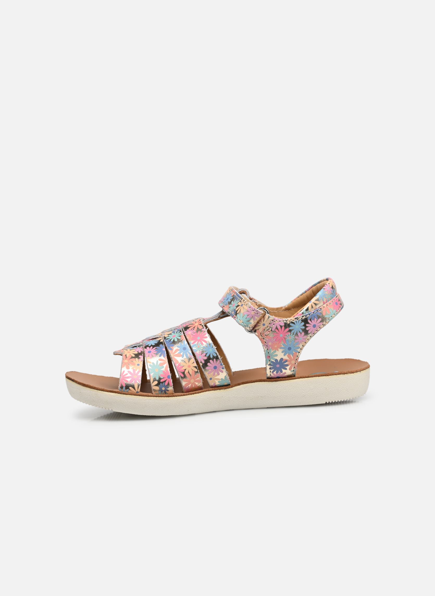 Sandalen Goa Spart mädchen silber Shoo Pom Sandalen Goa Spart mädchen silber PLATINE WOODSTOK