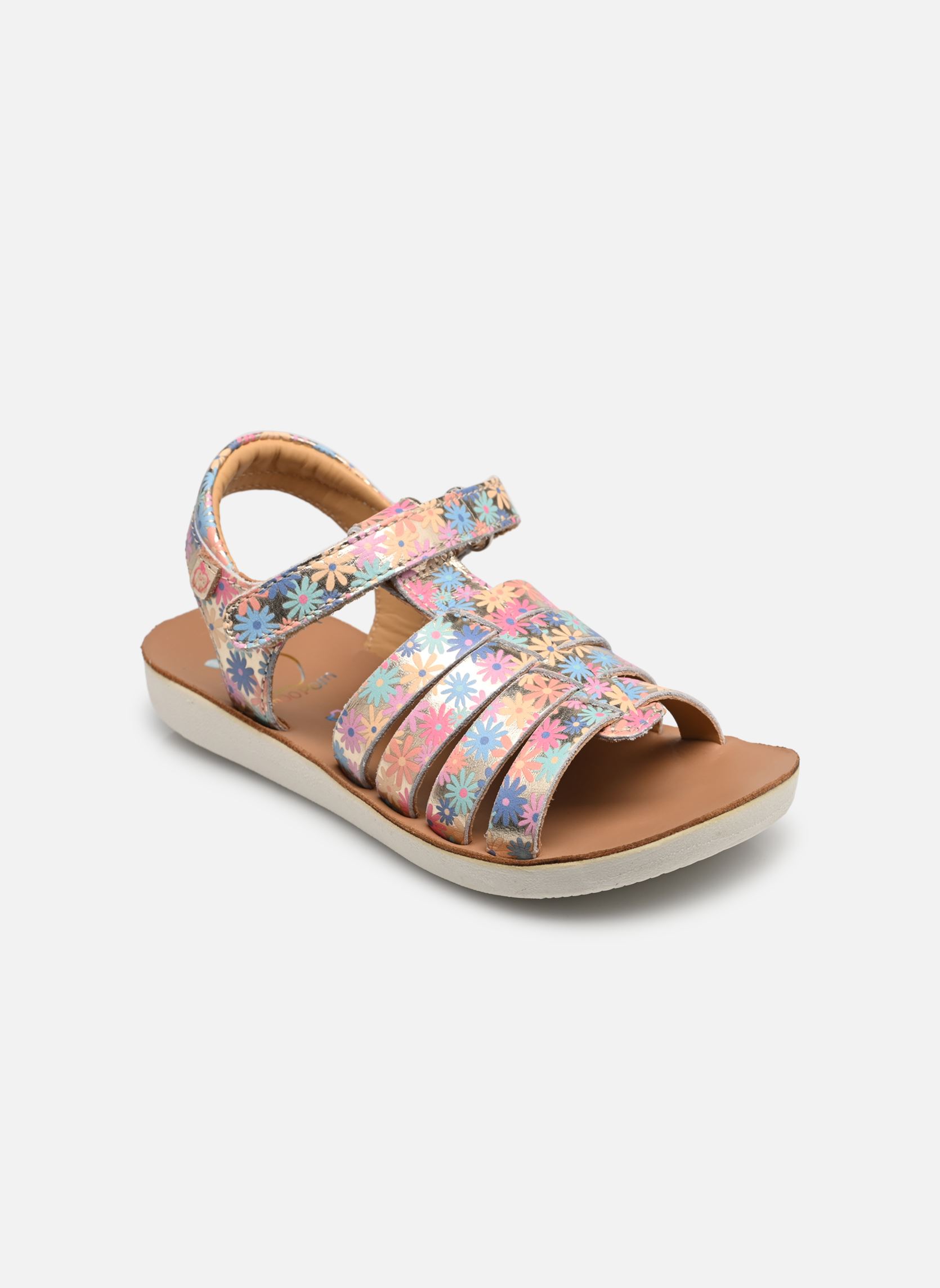 Sandalen Goa Spart mädchen silber Shoo Pom Sandalen Goa Spart mädchen silber PLATINE WOODSTOK