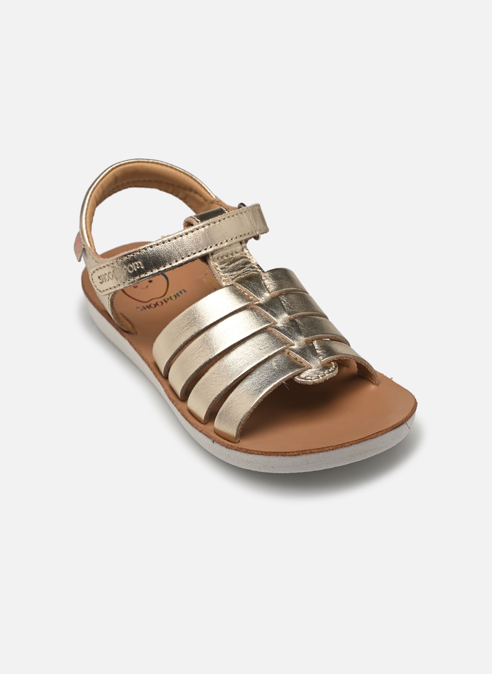 Sandales Goa Spart fille or et bronze Shoo Pom Sandales Goa Spart fille or et bronze PLATINE 3