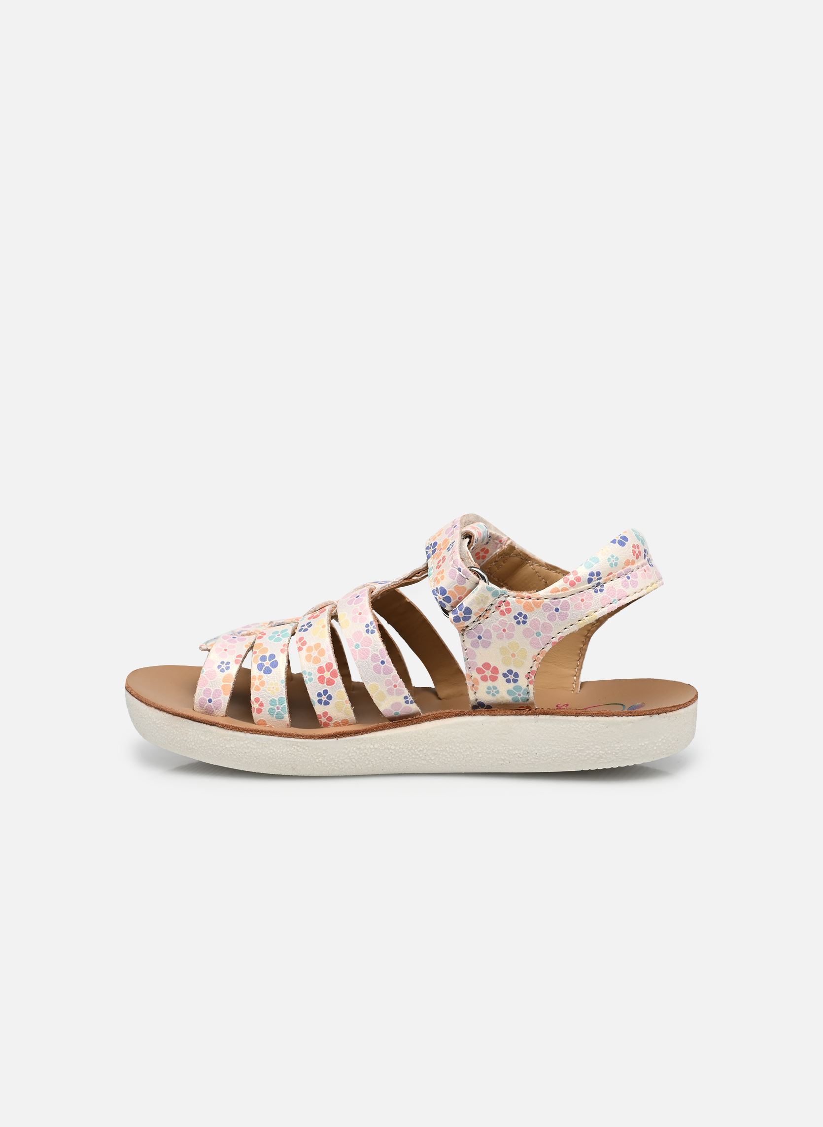 Sandalen Goa Spart meisjes meerkleurig Shoo Pom Sandalen Goa Spart meisjes meerkleurig BULLES FLO NACRE