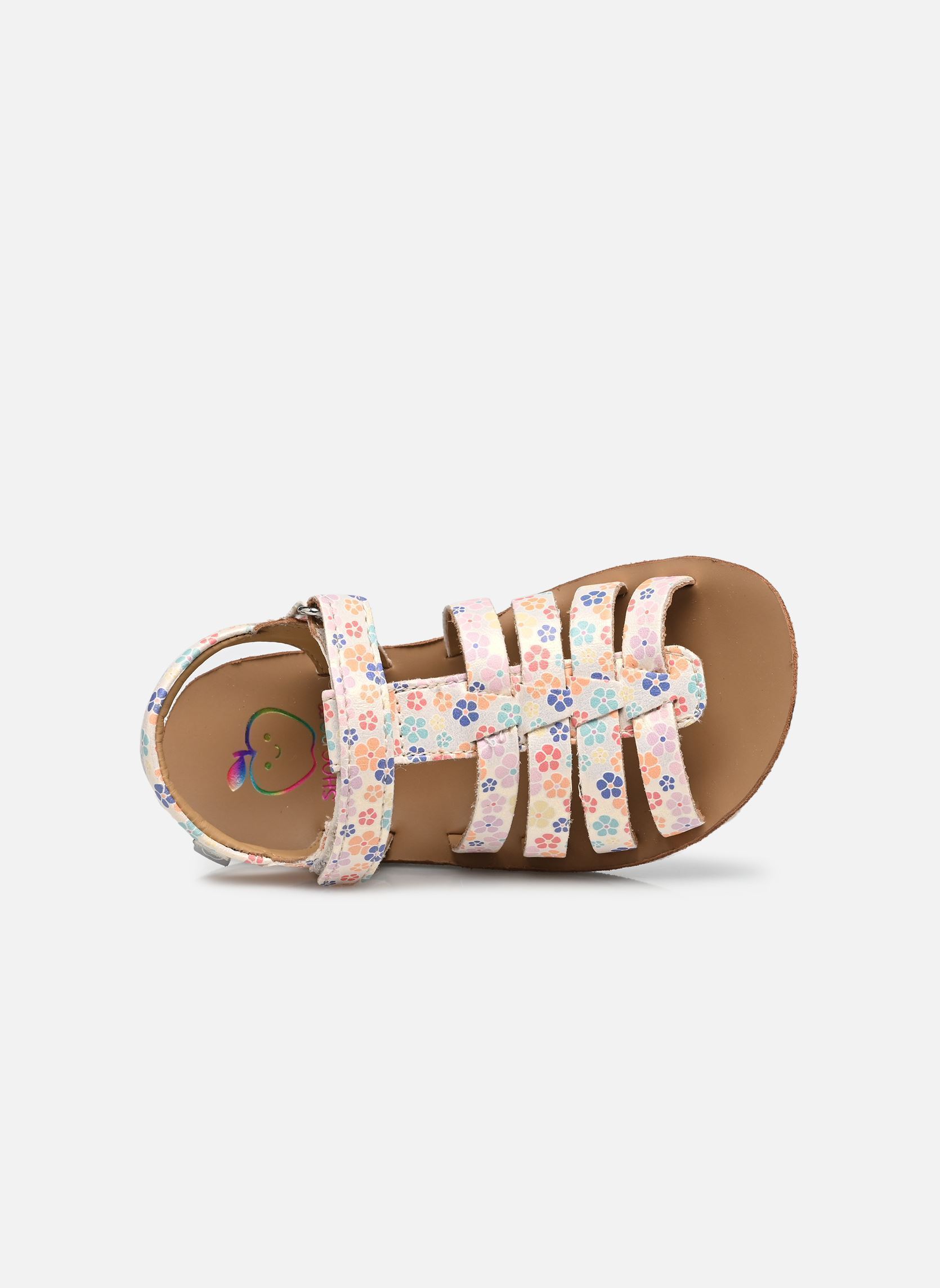 Sandalen Goa Spart meisjes meerkleurig Shoo Pom Sandalen Goa Spart meisjes meerkleurig BULLES FLO NACRE