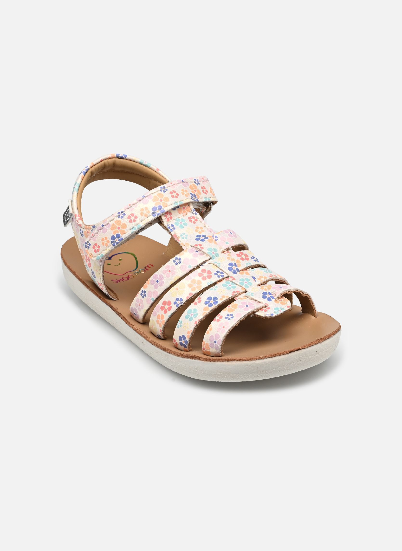 Sandalen Goa Spart meisjes meerkleurig Shoo Pom Sandalen Goa Spart meisjes meerkleurig BULLES FLO NACRE
