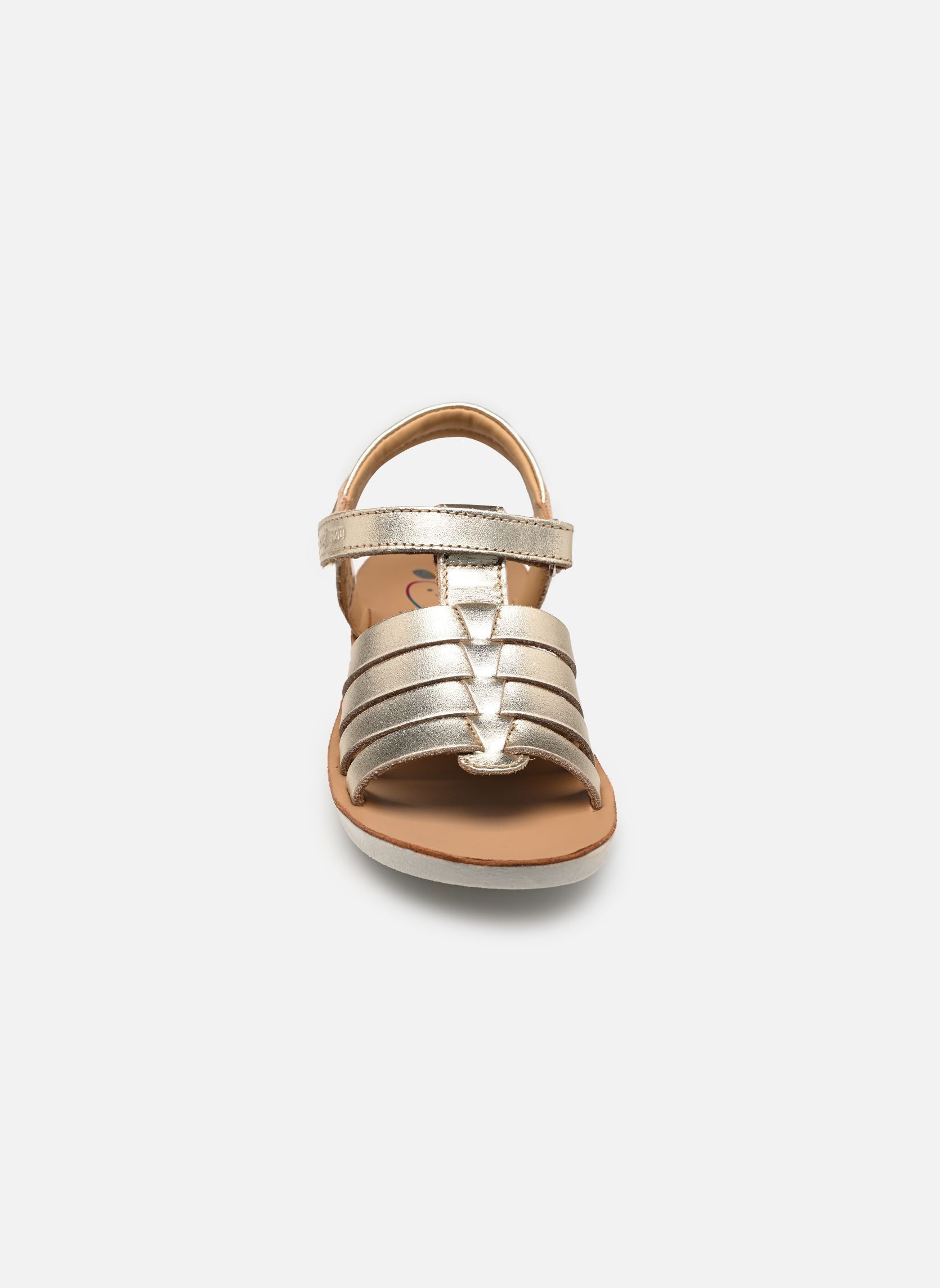 Sandalen Goa Spart mädchen silber Shoo Pom Sandalen Goa Spart mädchen silber PLATINE 2