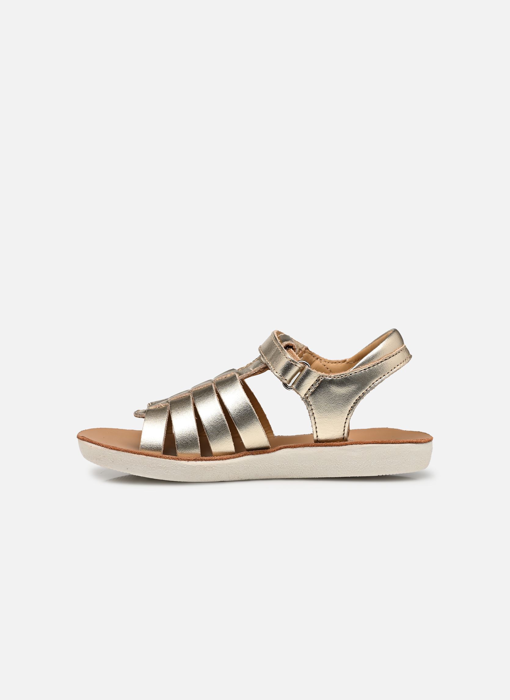 Sandalen Goa Spart mädchen silber Shoo Pom Sandalen Goa Spart mädchen silber PLATINE 2